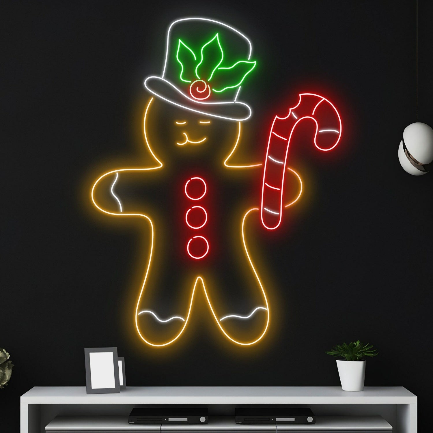 Gingerbread Led Neon Sign Christmas Decor Neon Light | Shineneon