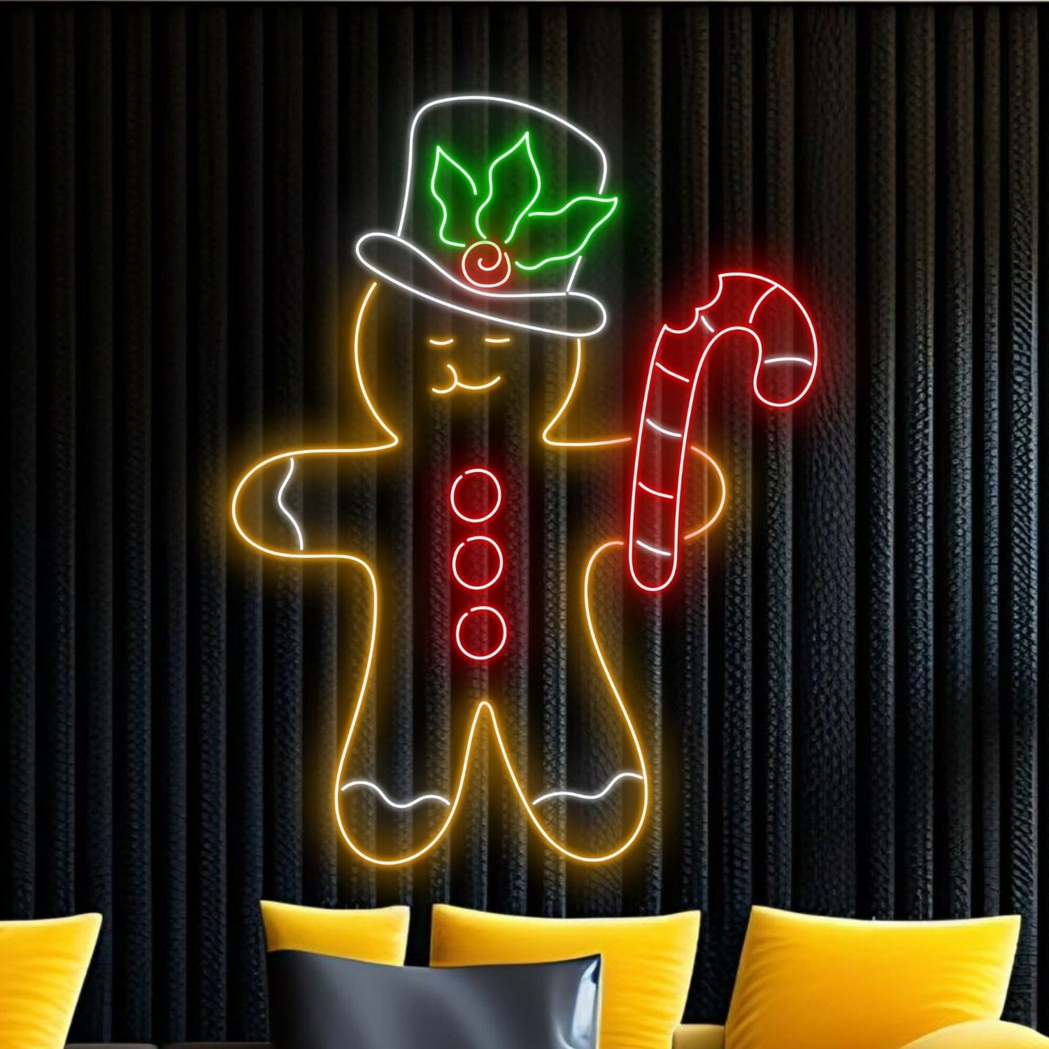 Gingerbread Led Neon Sign Christmas Decor Neon Light | Shineneon