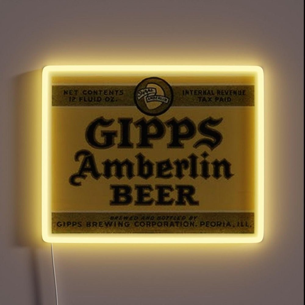 Gipps Amberlin Beer Rgb Led Neon Sign - Shineneon