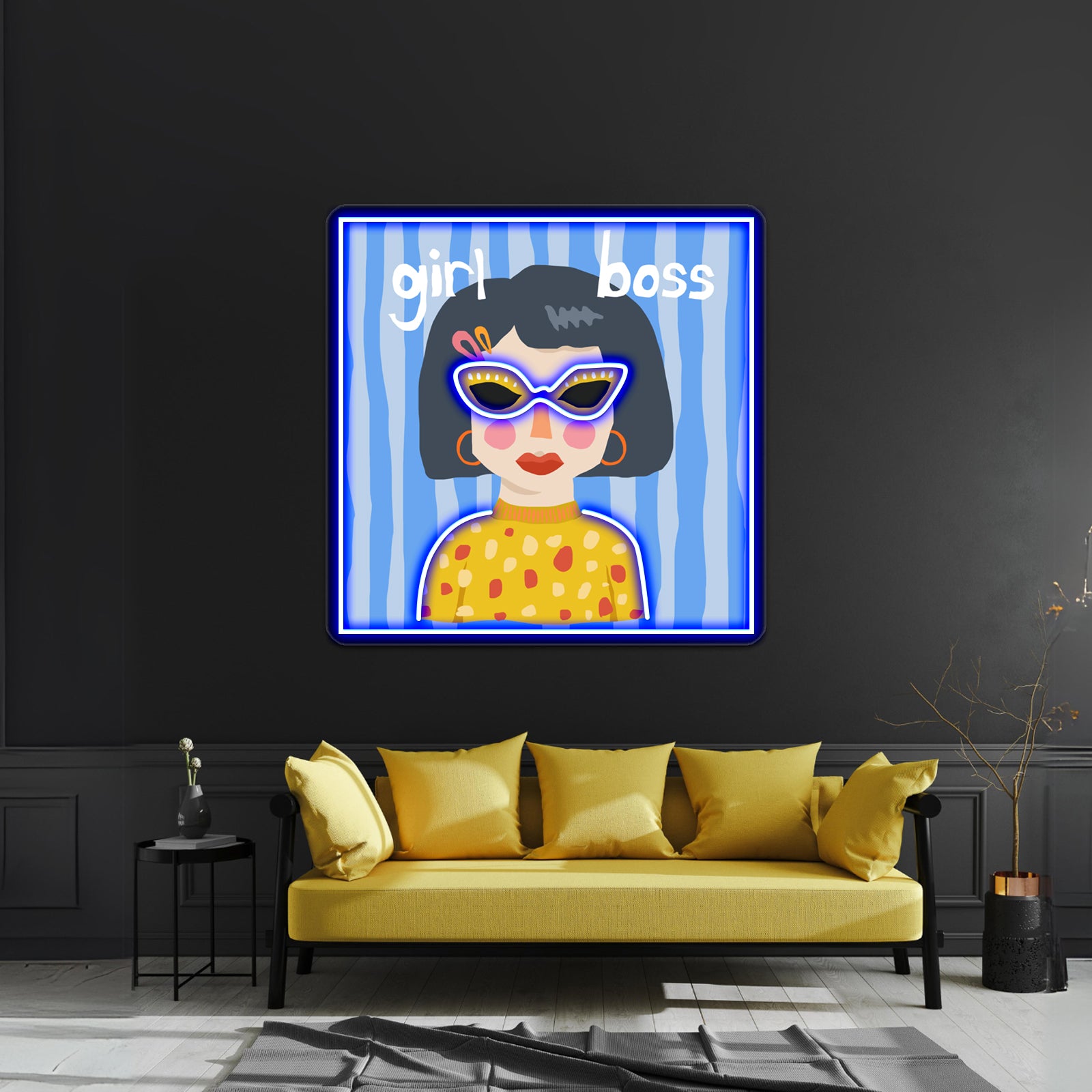 Girl Boss Art Wall Artwork Neon Signs | Shineneon