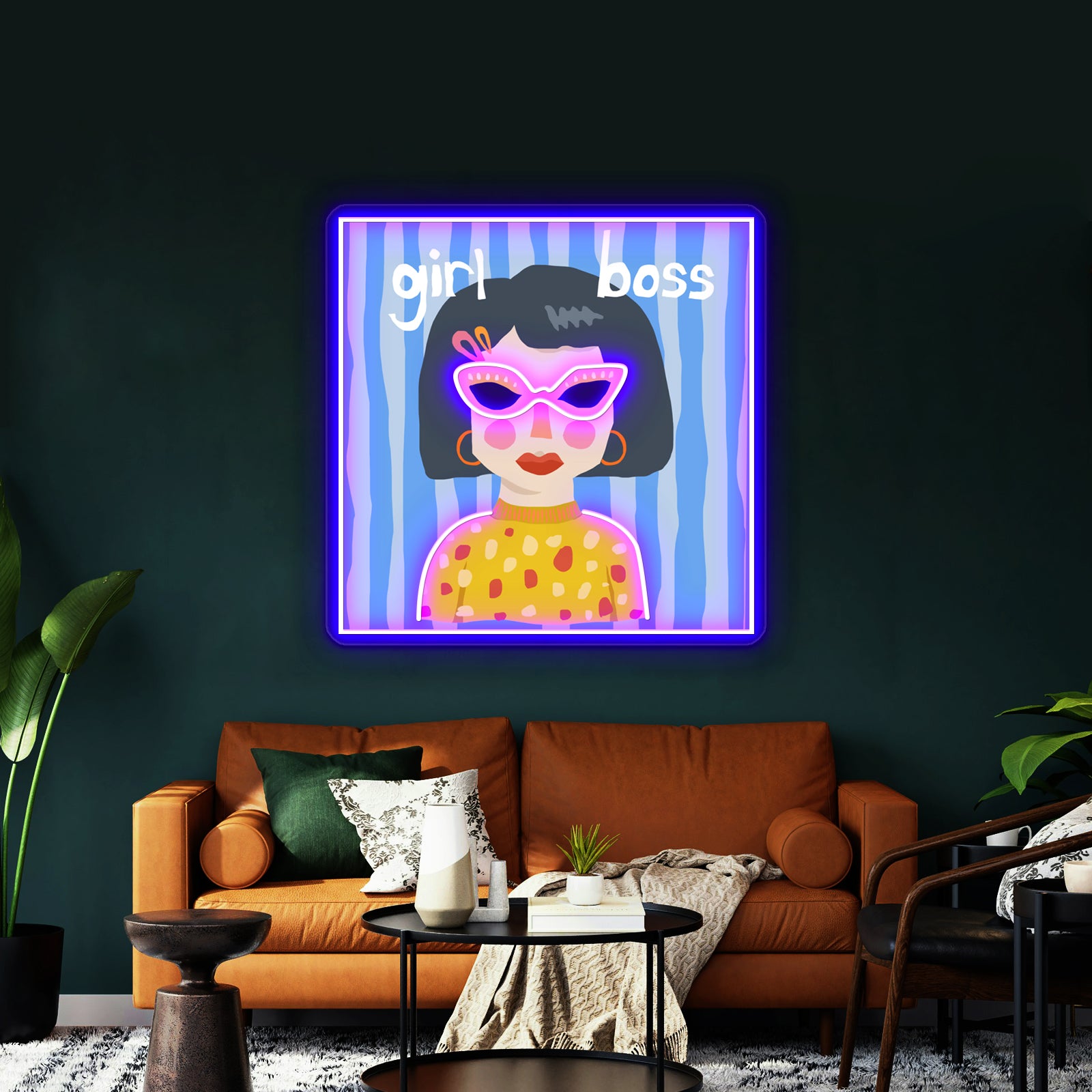 Girl Boss Art Wall Artwork Neon Signs | Shineneon