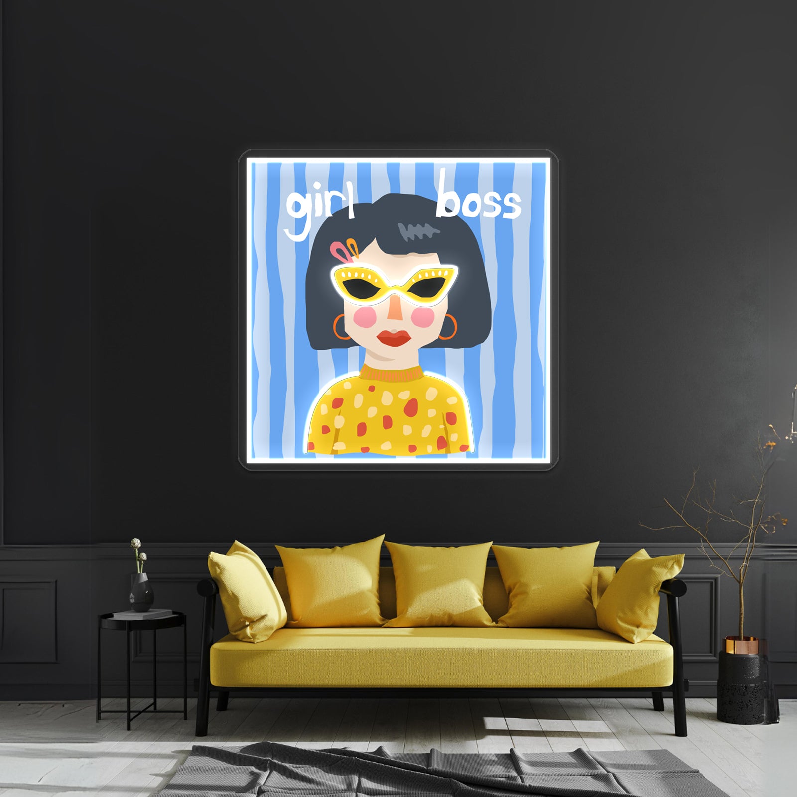 Girl Boss Art Wall Artwork Neon Signs | Shineneon