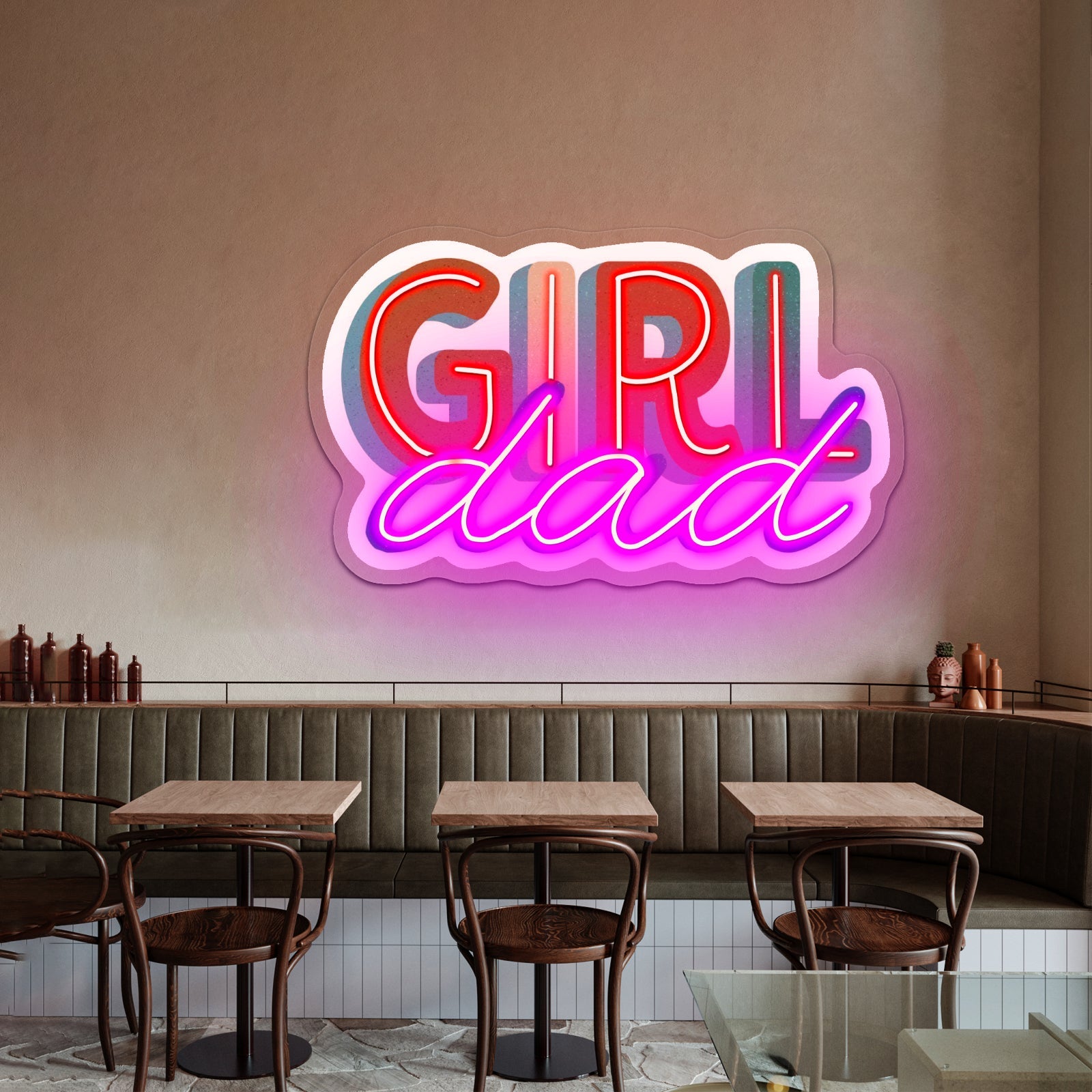 Girl Facial Expression Led Neon Sign Light Custom Led Signs - Shineneon