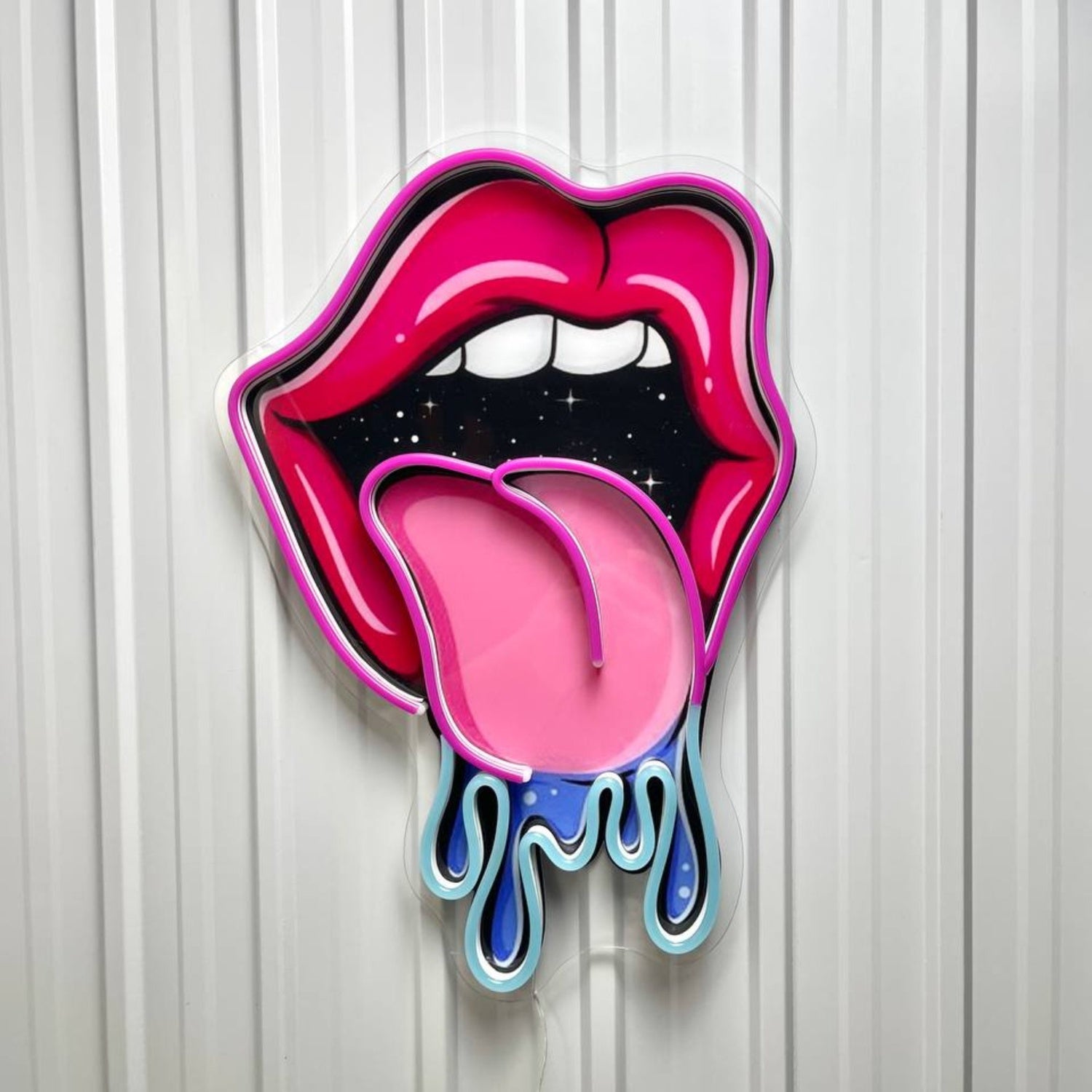 Girl Lips Decal Printed Led Neon Sign | Shineneon