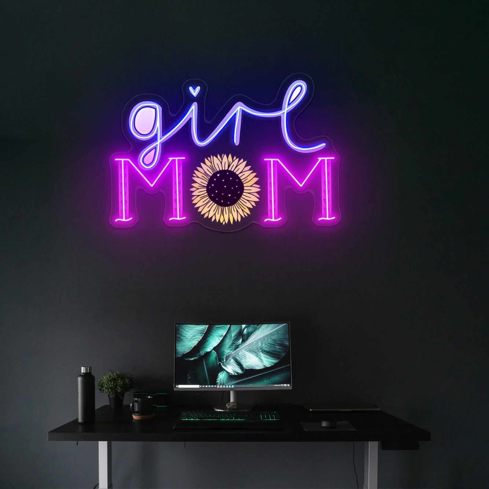 Girl Mom Sunflower Neon Signs For Sale - Shineneon