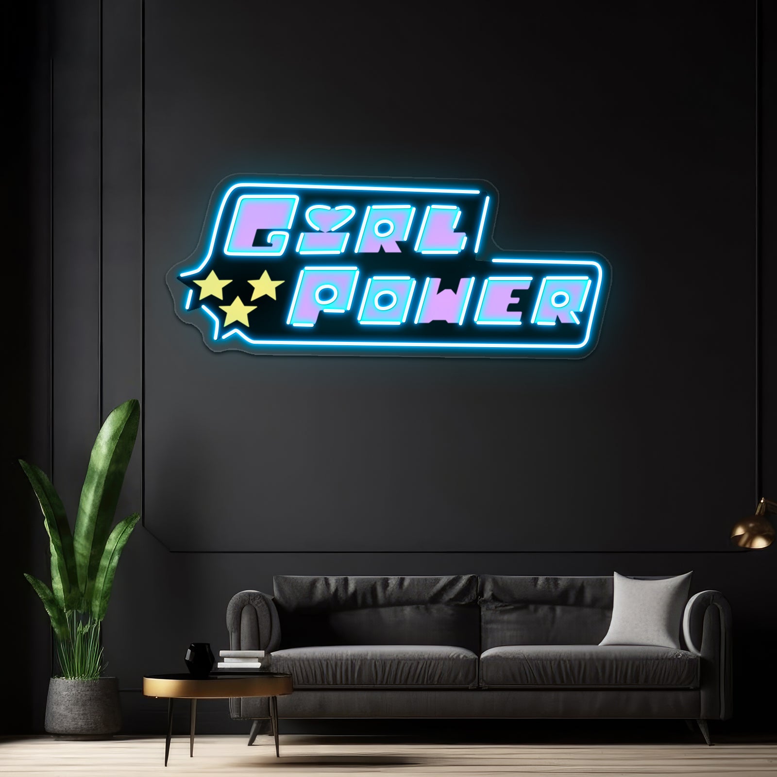 Girl Power Artwork Neon Led Signs