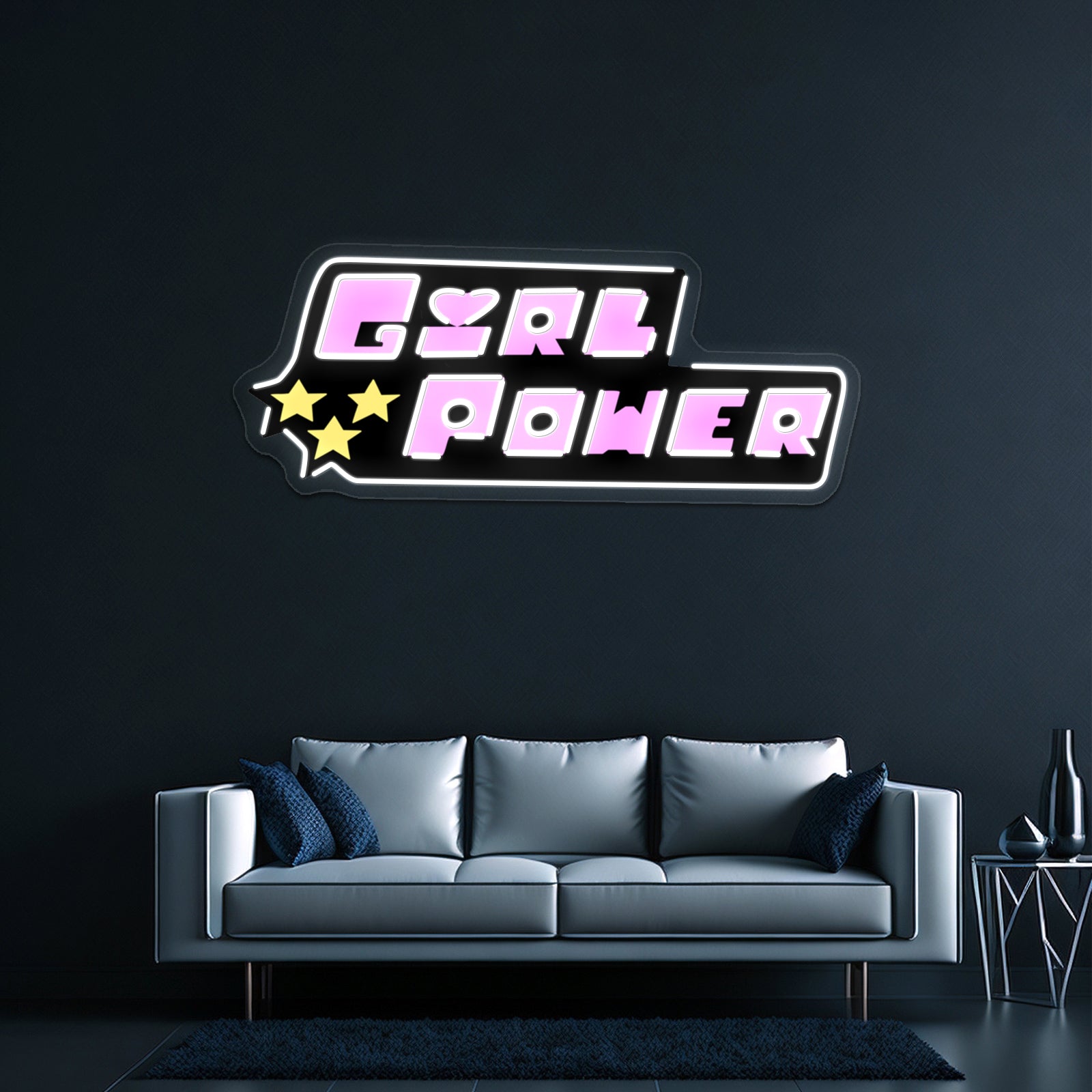 Girl Power Artwork Neon Led Signs