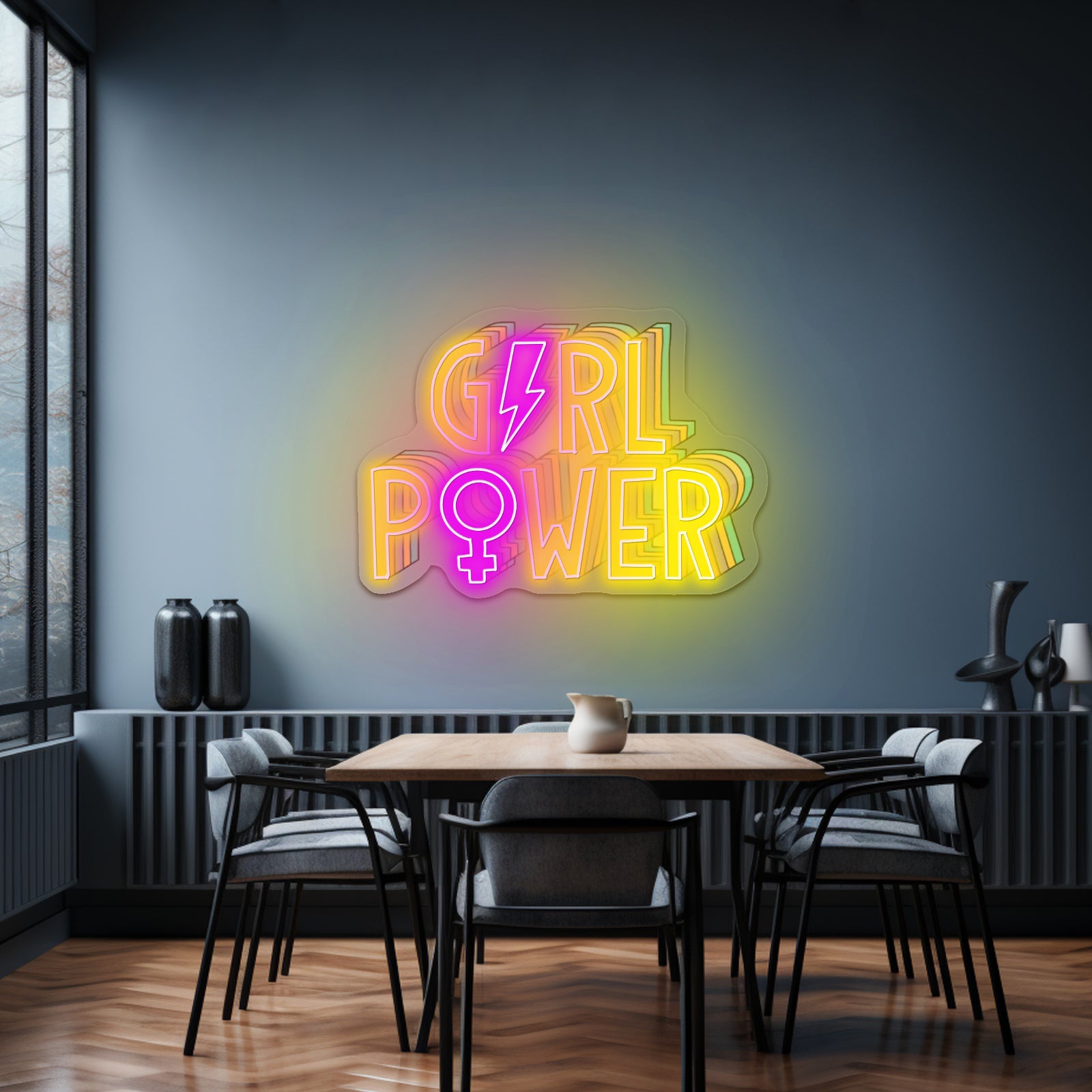 Girl With A Pearl Earring Artwork Neon Led Signs - LED neon sign view 11