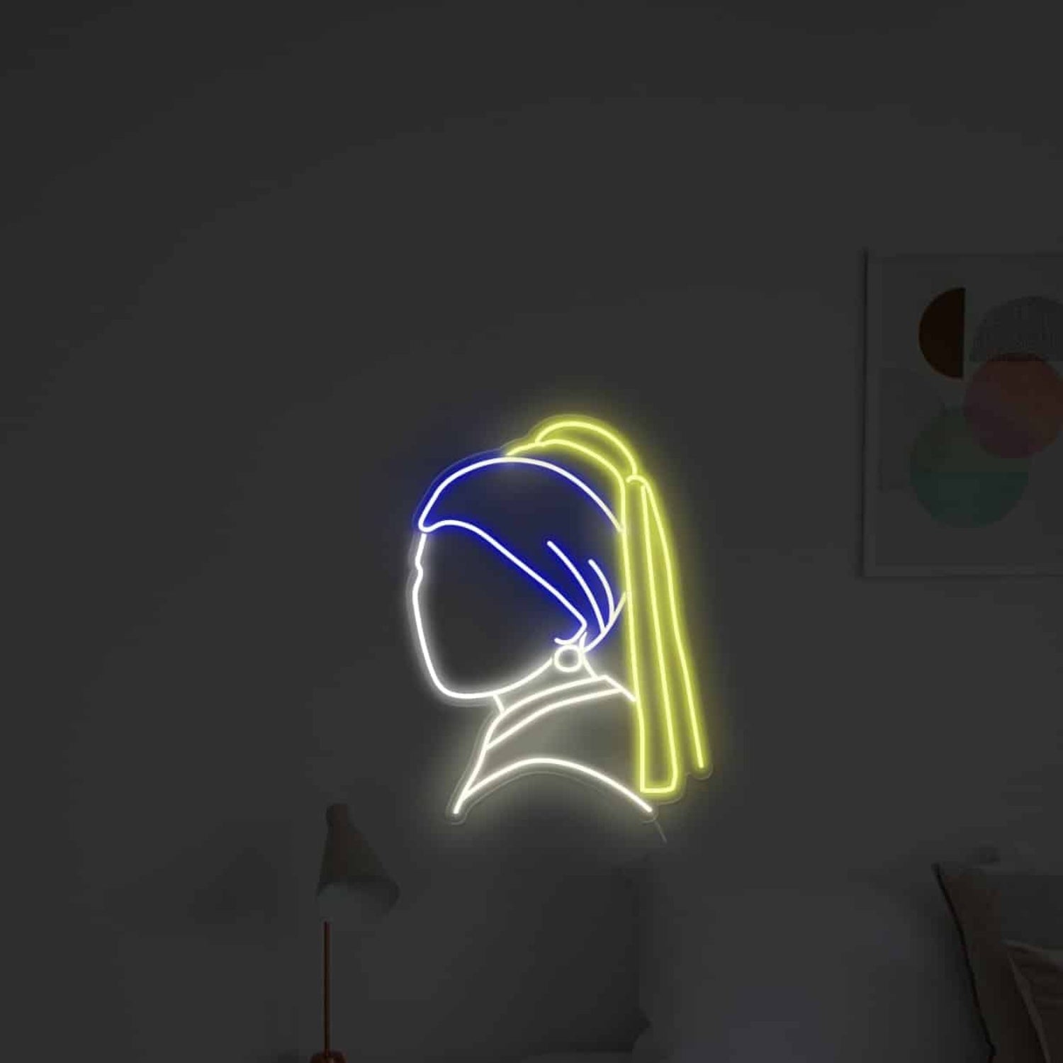Girl With Pearl Earrings Led Neon Sign Wall Art | Shineneon