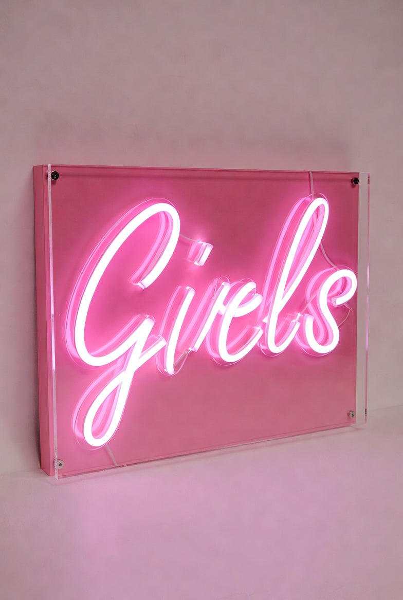 Girls LED Neon Sign - 01 Original Product Image
