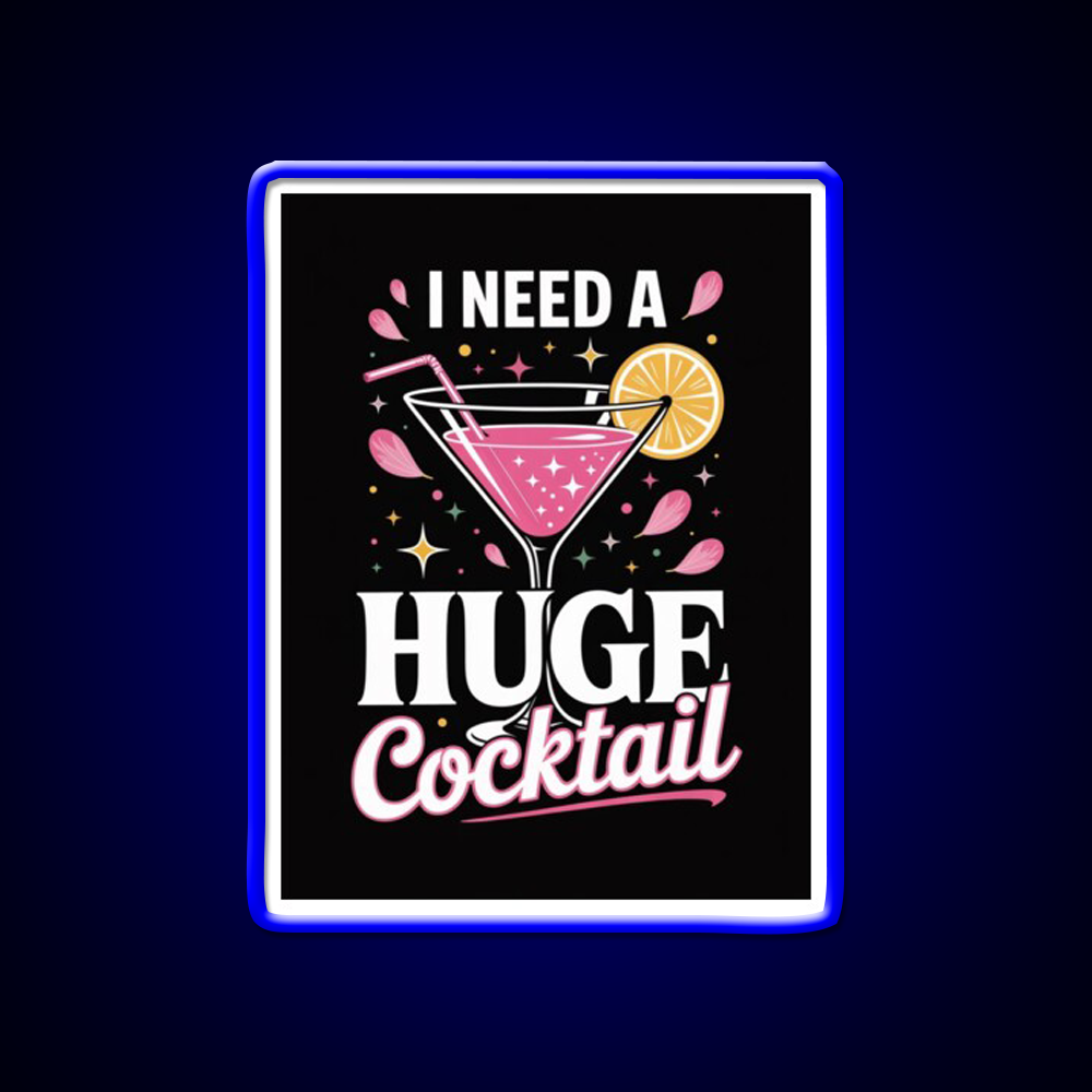 Girls Night Out Cocktail Design Funny Man Cave Bar Led Neon Sign Rgb Color