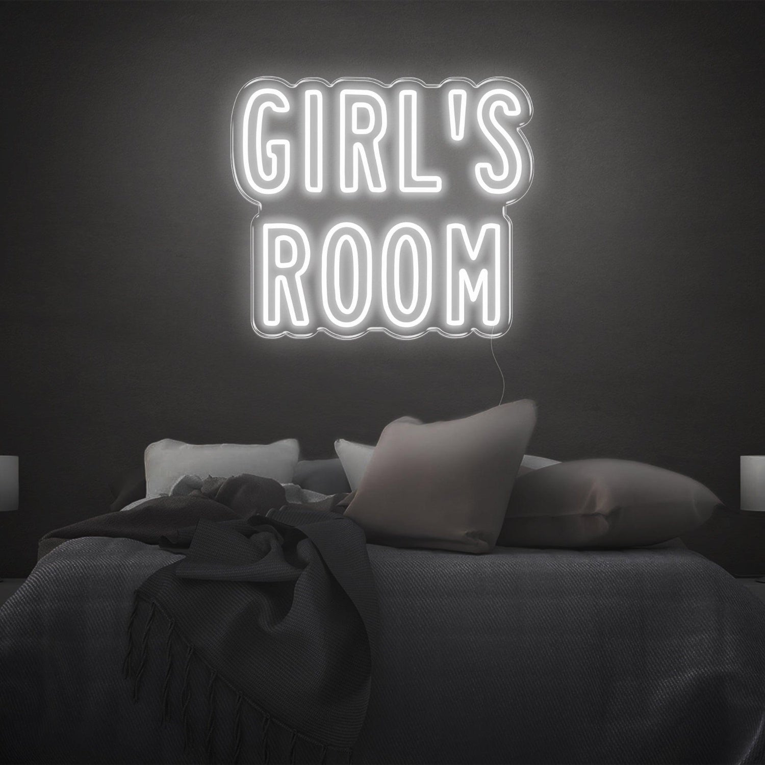 Girls Room Light Blue Led Neon Sign For Bedroom Decor | Shineneon