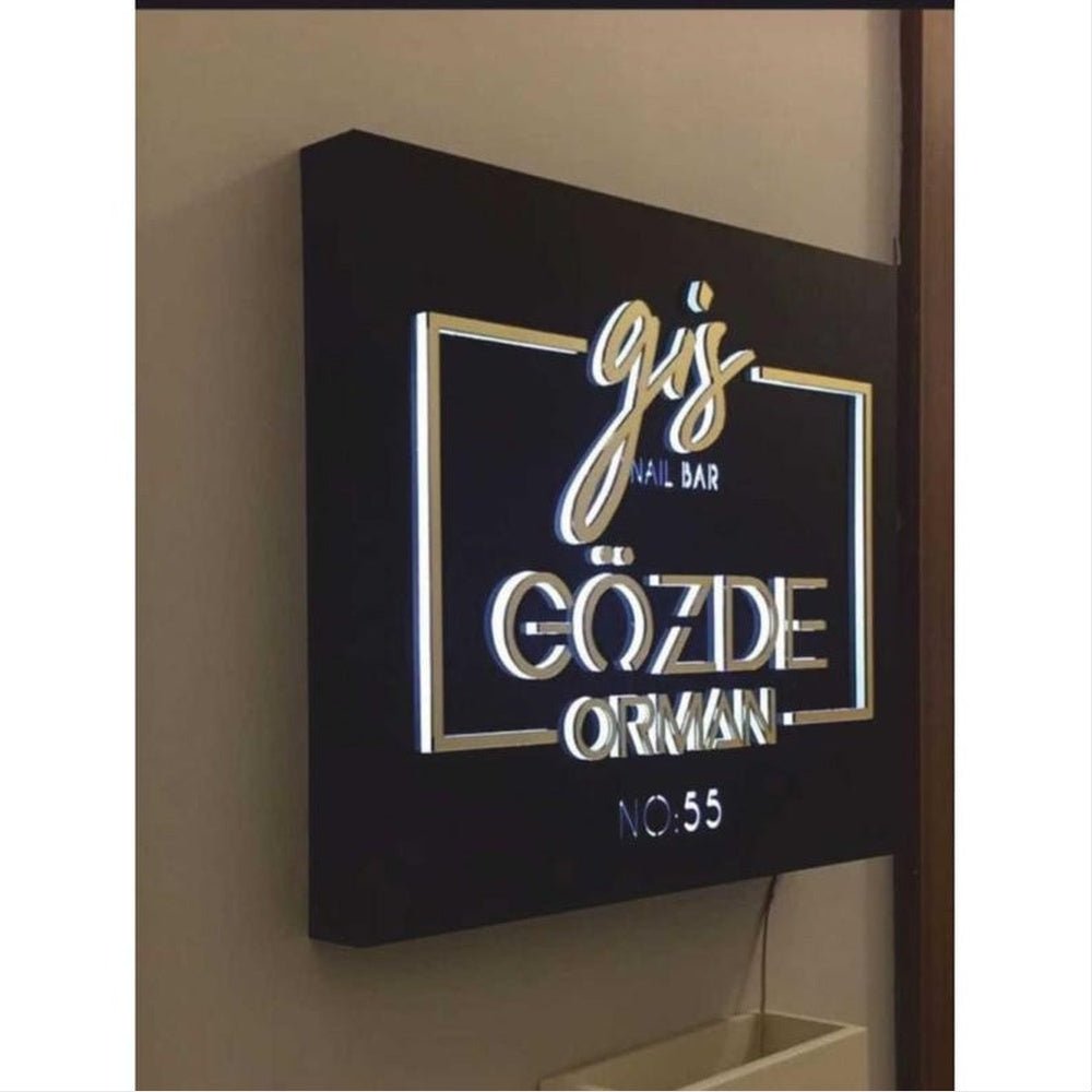 Gis Eozed Orman Acrylic Business Logo Sign - Shineneon
