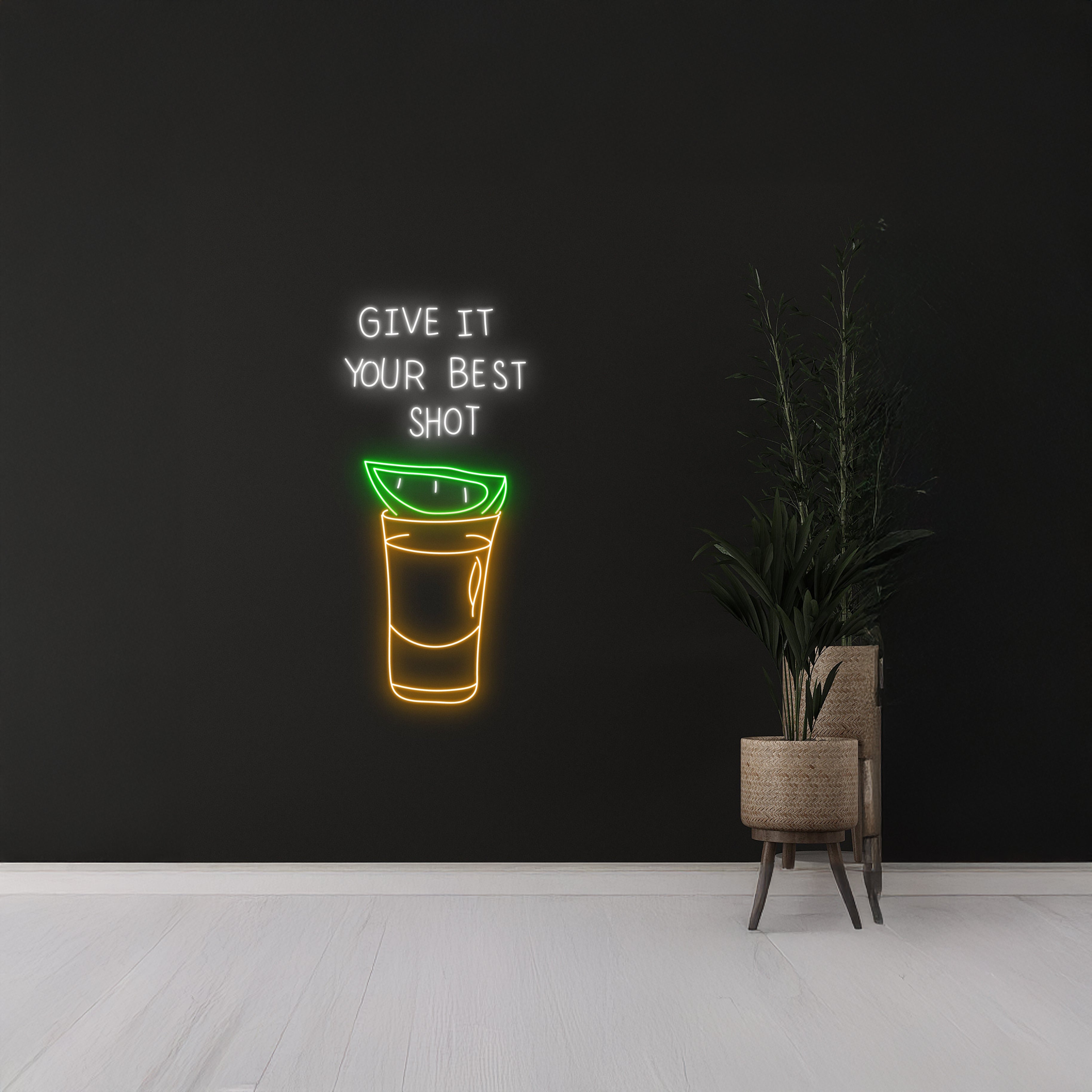 Give It Your Best Shot Neon Sign | Shineneon