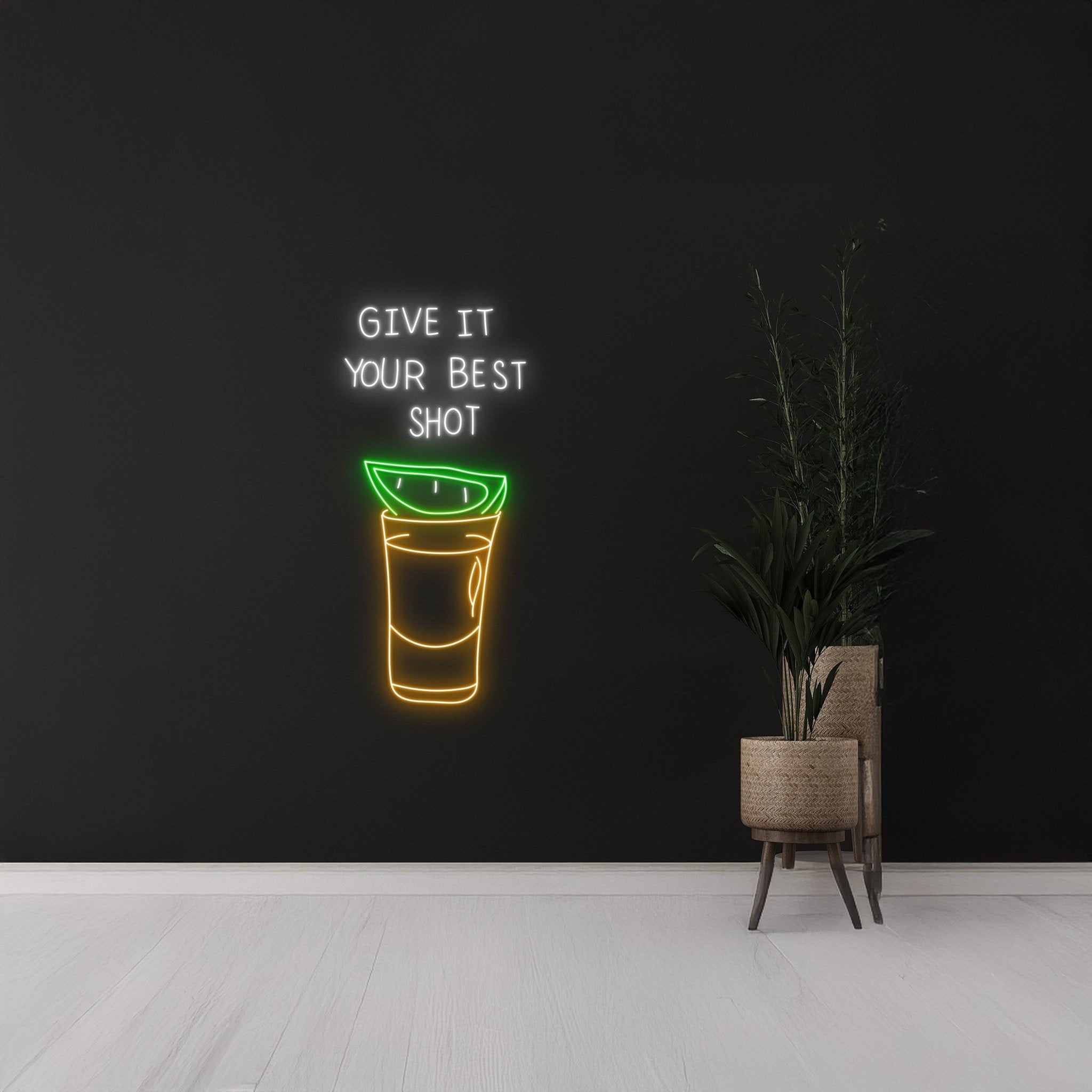 Give It Your Best Shot Neon Sign - Shineneon