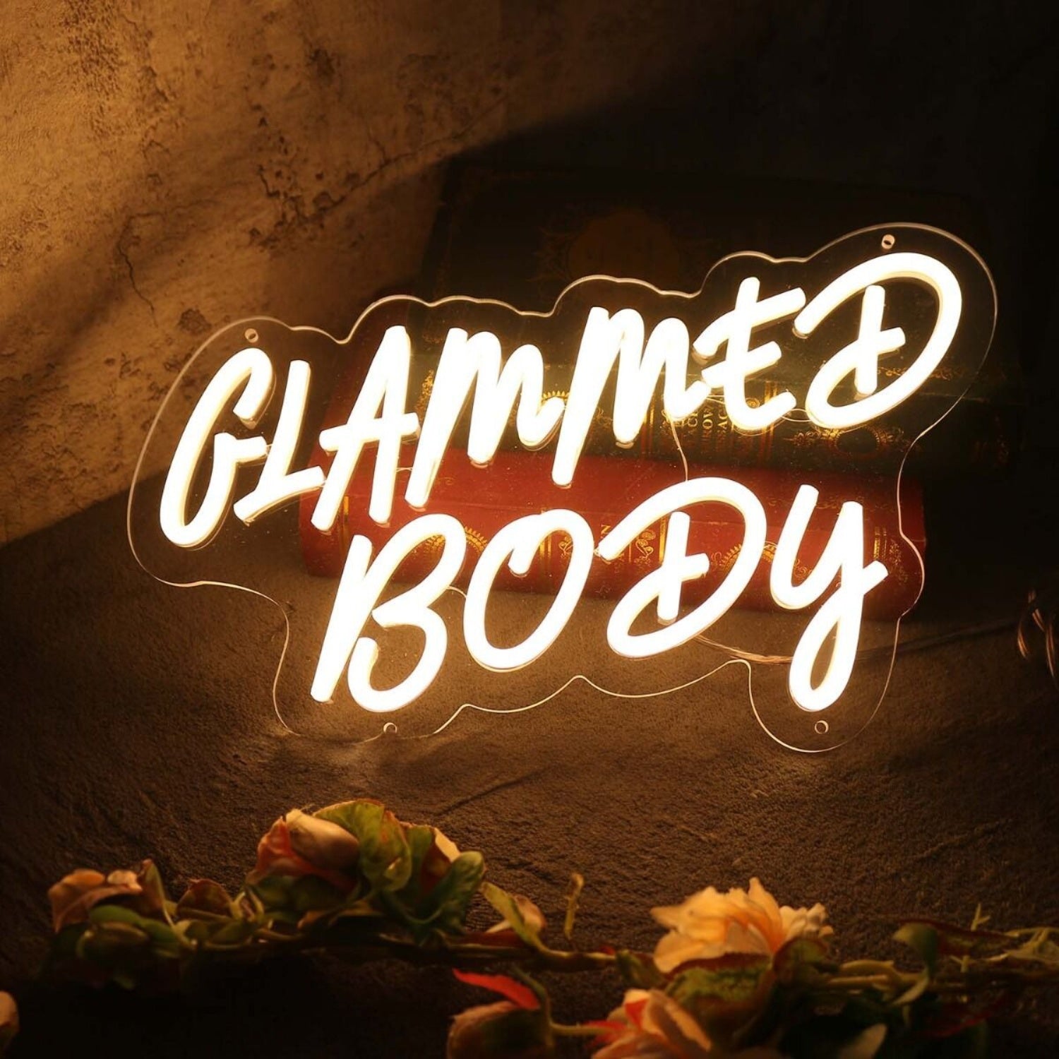 Glammed Body Yellow Led Neon Sign - Shineneon