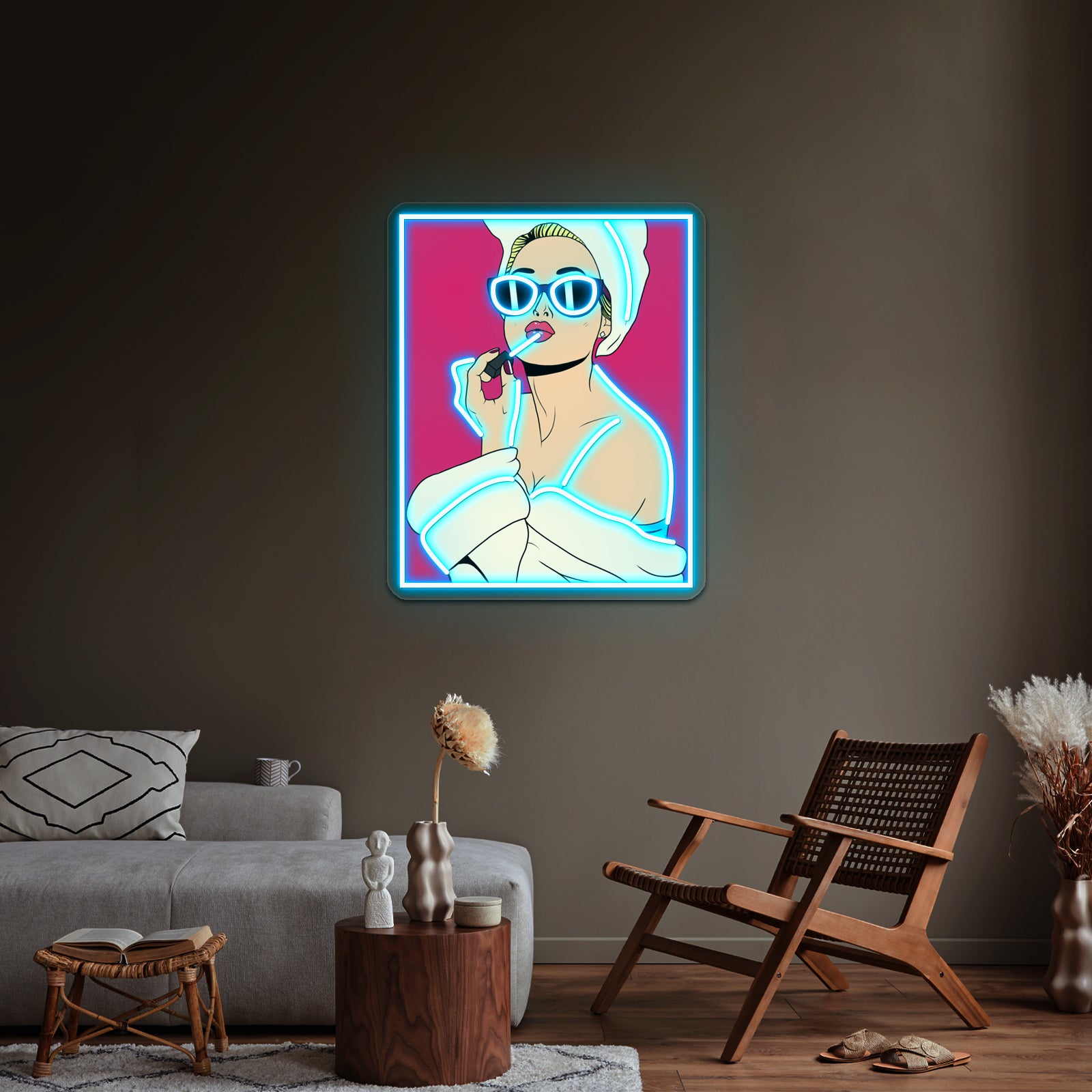 Glamorous Blonde Artwork Neon Led Signs | Shineneon