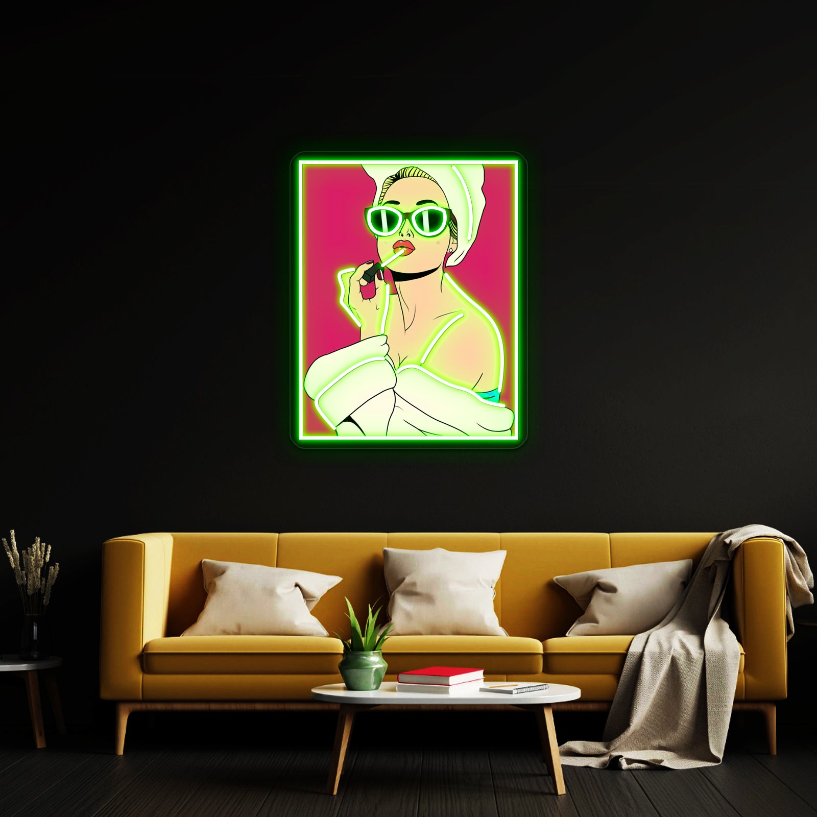 Glamorous Blonde Artwork Neon Led Signs | Shineneon