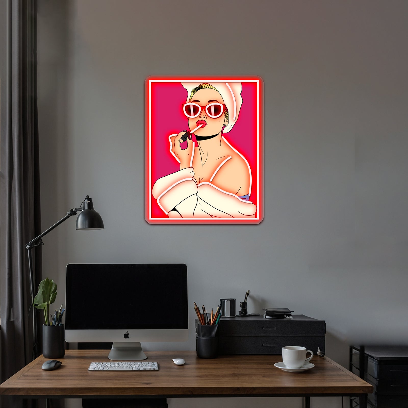 Glamorous Blonde Artwork Neon Led Signs | Shineneon