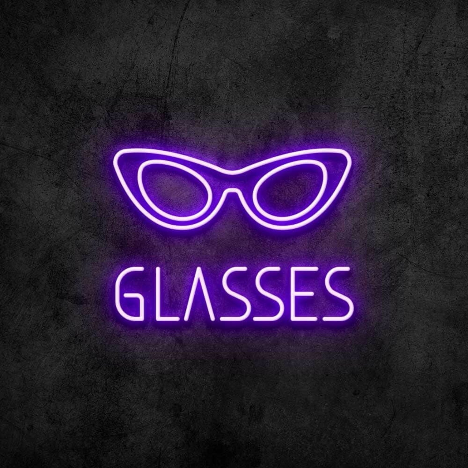 Glasses Led Neon Sign For Fashion And Optical Shops | Shineneon