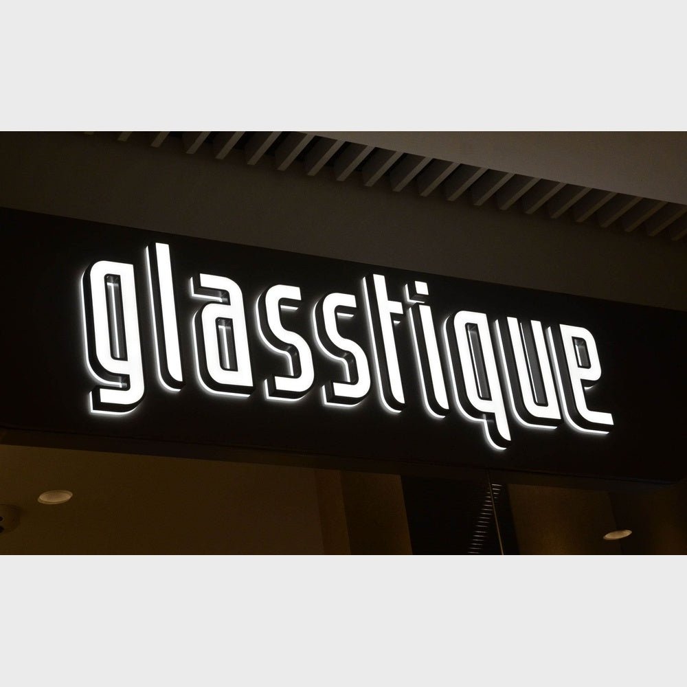 Glasstique 3D Frontlit And Backlit Channel Letter Led Light Sign - Shineneon