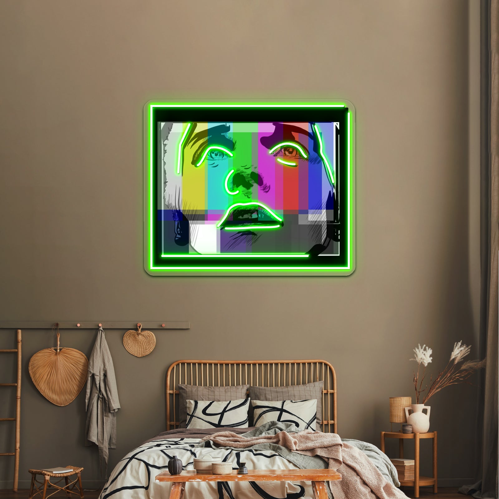 Glitch Pop Artwork Neon Led Signs