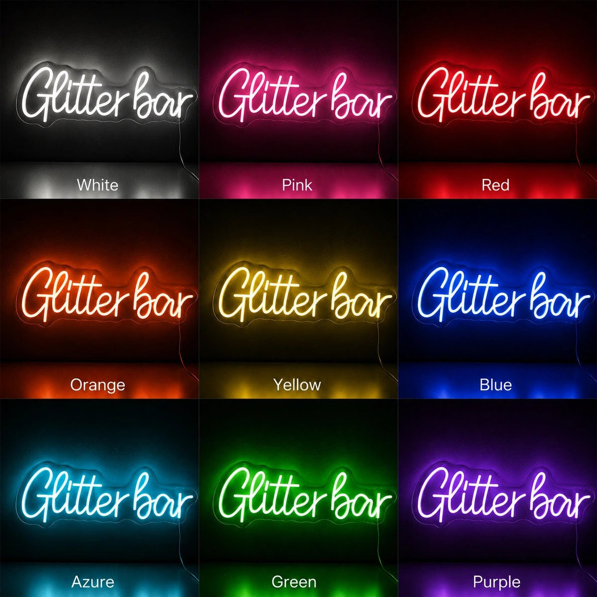 Glitter Bar LED Neon Sign - Shineneon