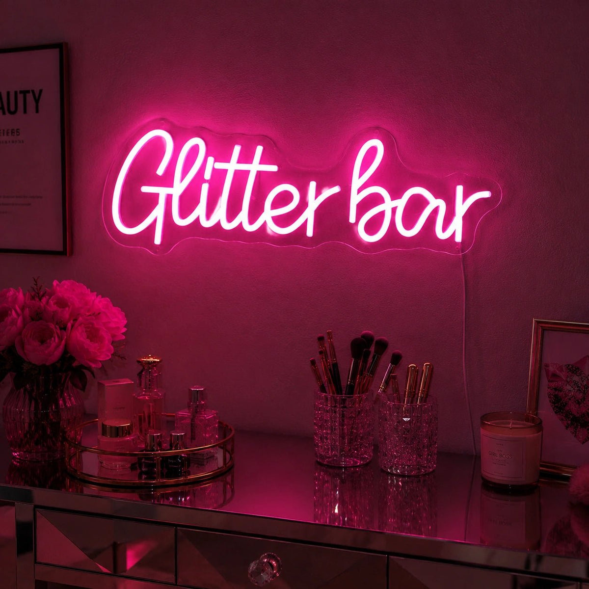 Glitter Bar LED Neon Sign - Shineneon