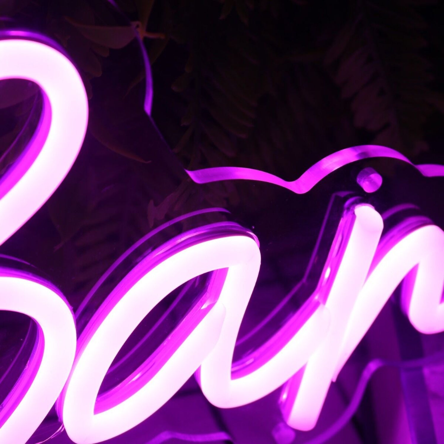 Glitter Bar Purple Led Neon Sign | Shineneon