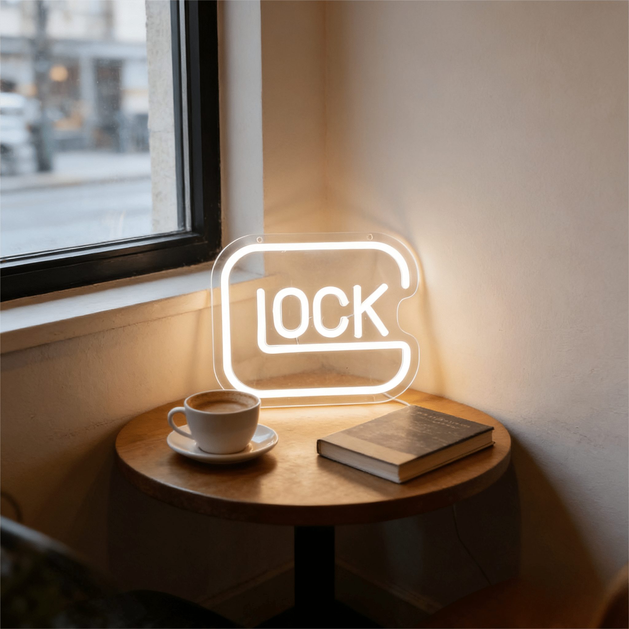 Glock USB LED Neon Sign for Bar Game Room & Man Cave Wall Decor - Shineneon