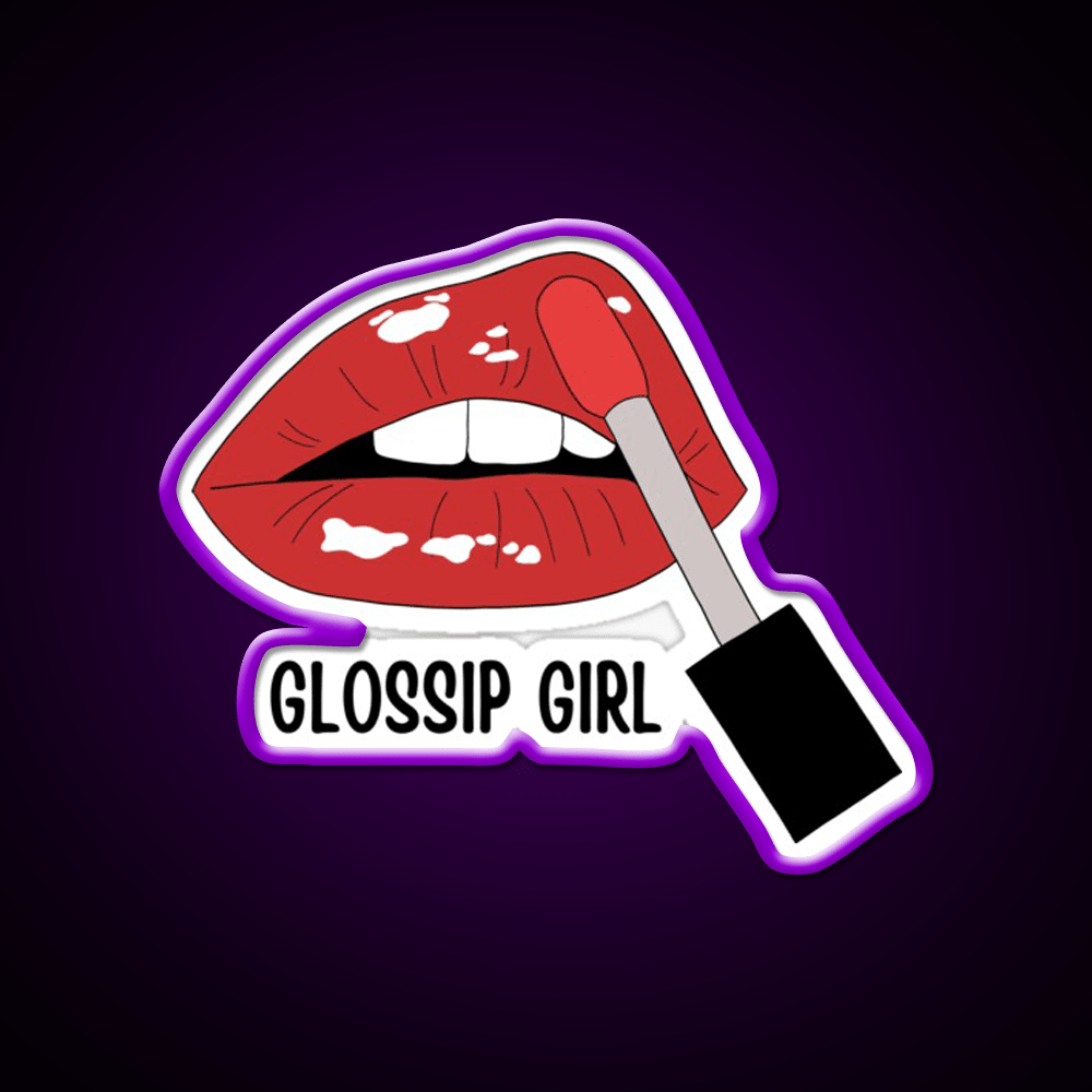 Glossip Girl Nail Salon Led Neon Sign Rgb Color - Shineneon