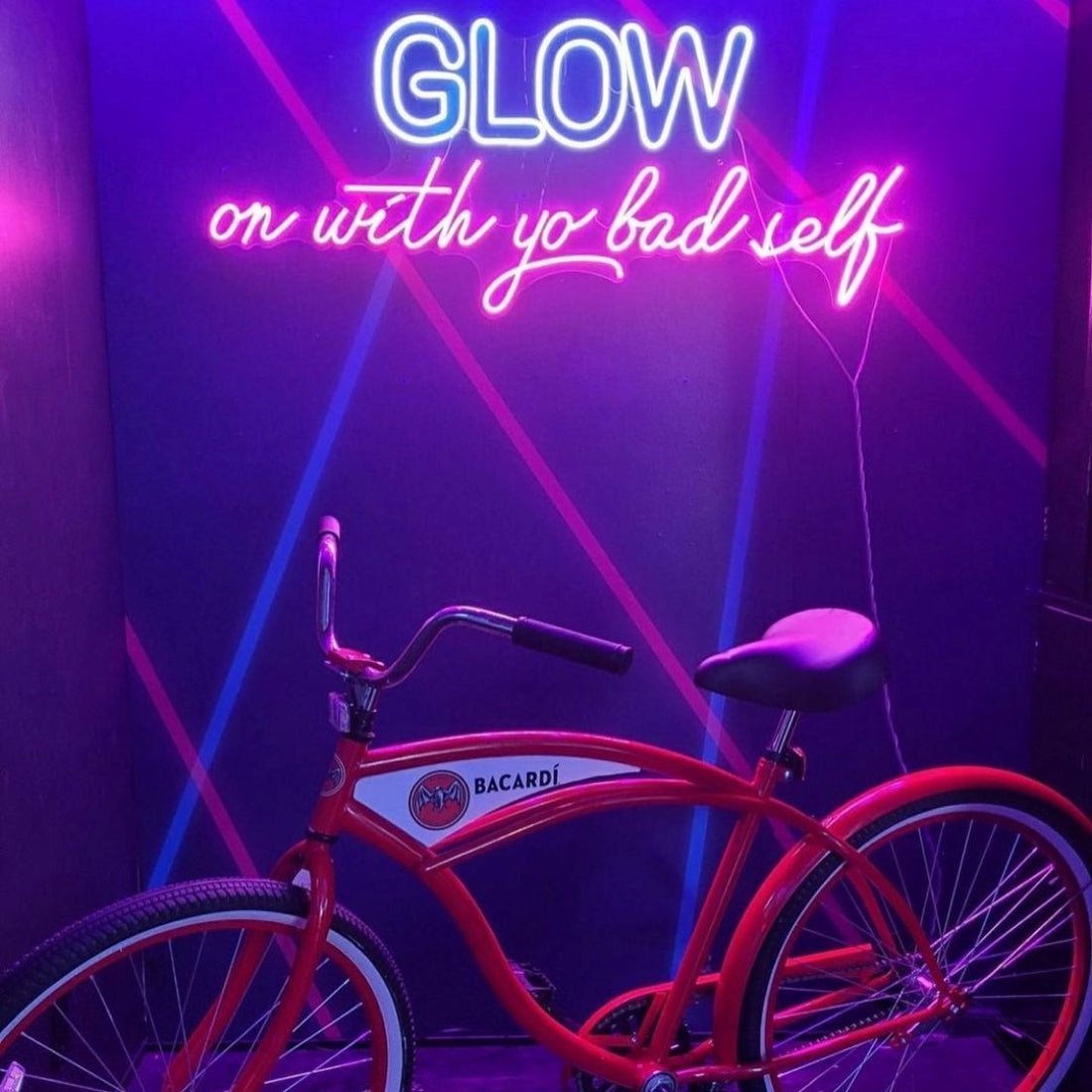 Glow On With Yo Bad Self Led Sign Business Neon Sign - Shineneon