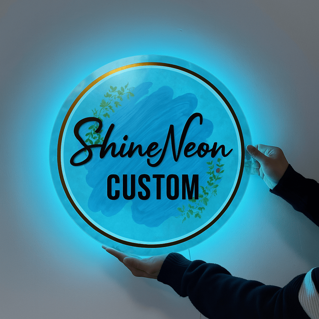 Glow Skincare Med Acrylic Business Logo Sign - Shineneon