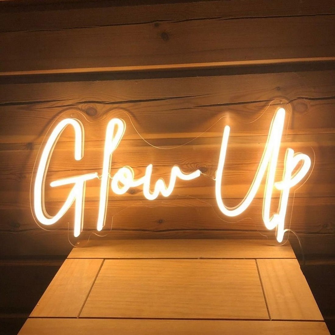 Glow Up Led Sign Business Neon Signs Wall Art - Shineneon