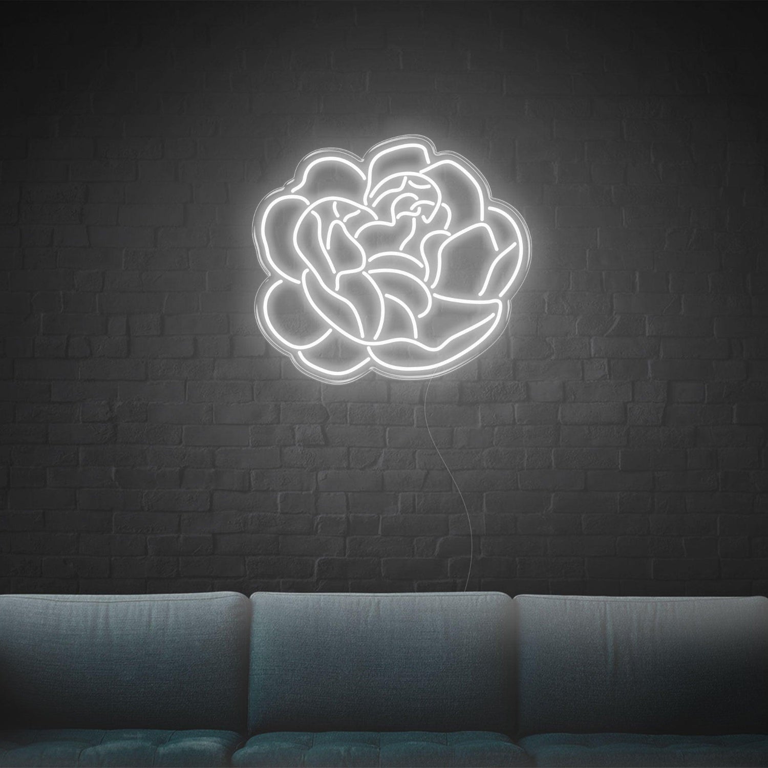 Glowing Green Floral Led Neon Sign For Home Cafe Bar Decor | Shineneon