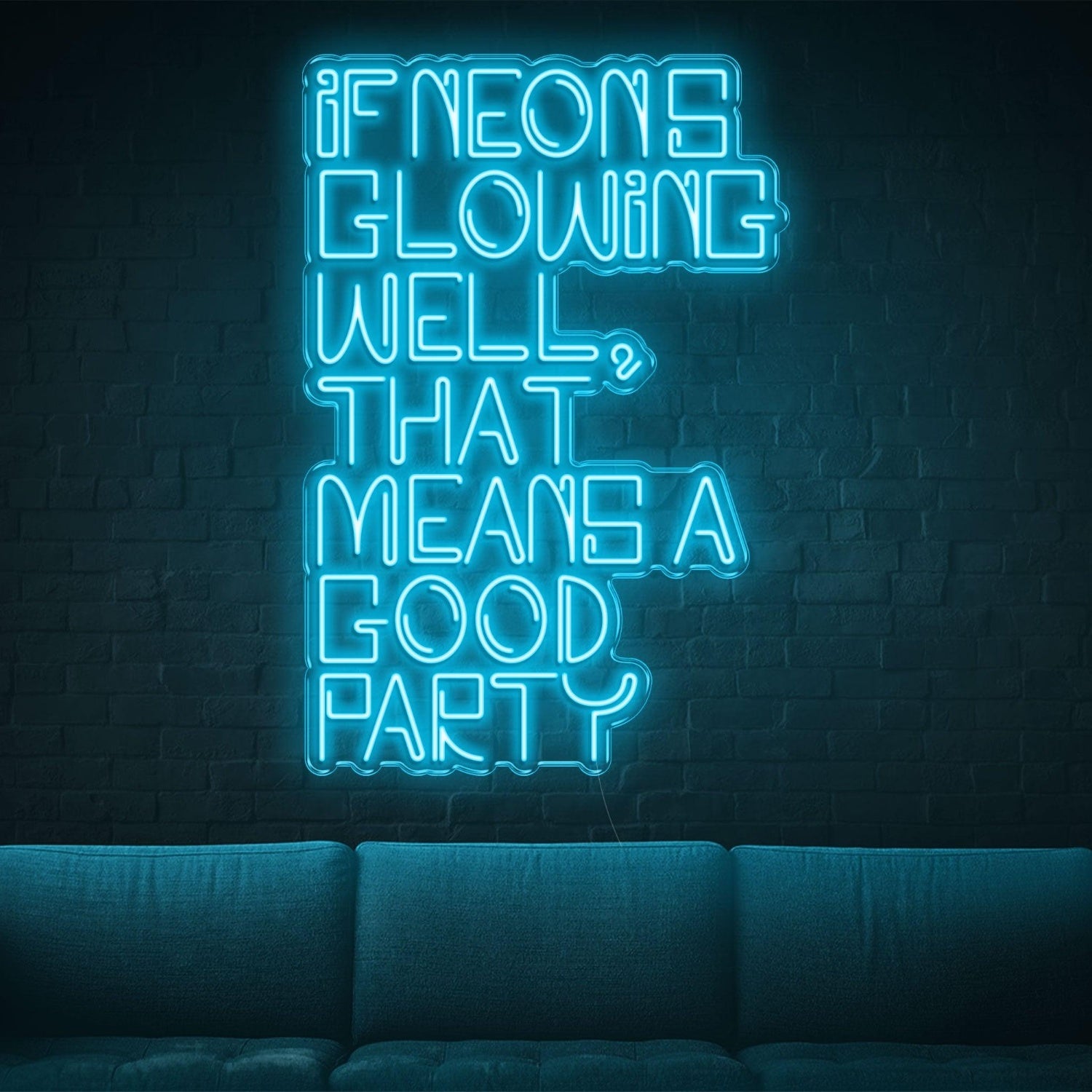 Glowing White Led Neon Sign For Vibrant Party Decor | Shineneon