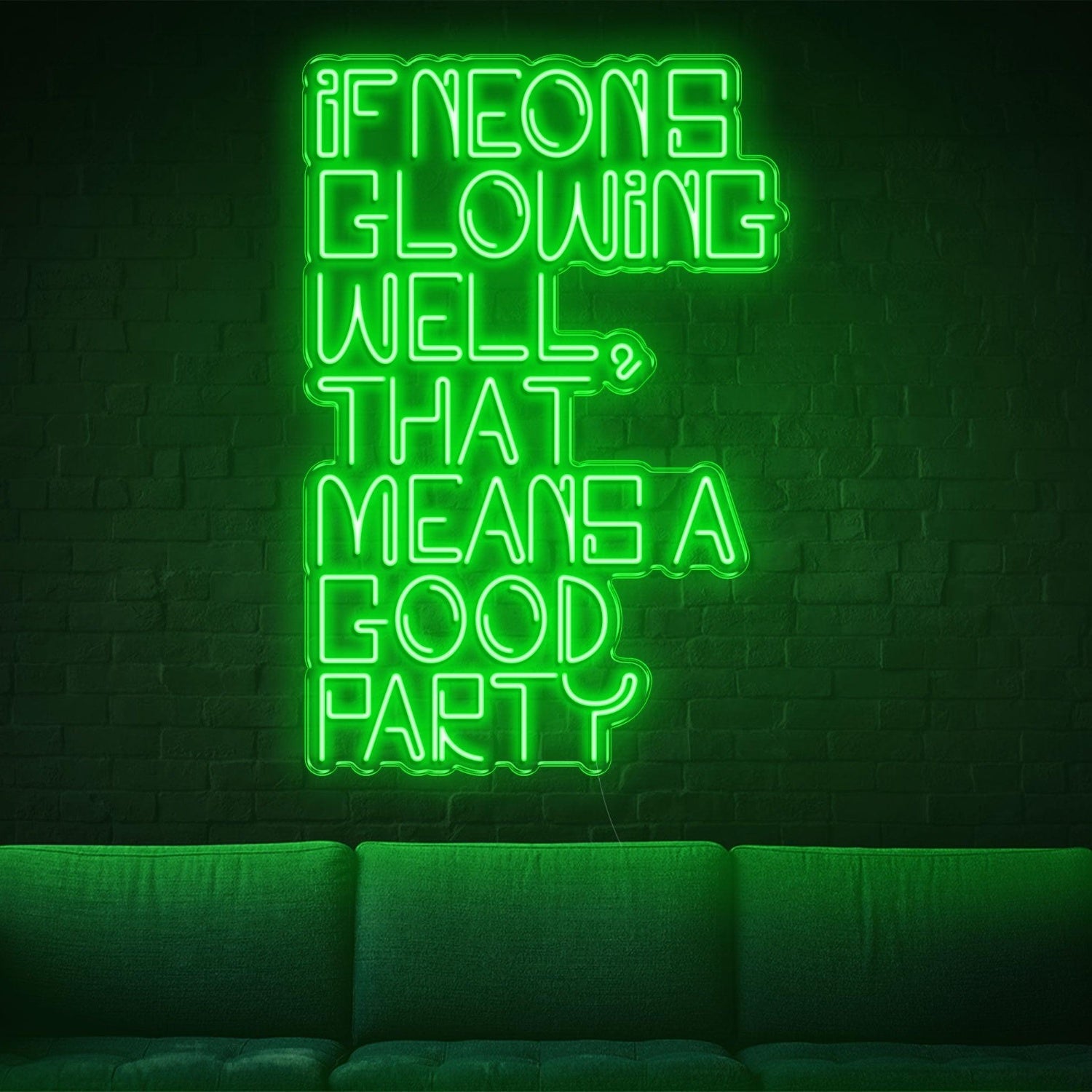 Glowing White Led Neon Sign For Vibrant Party Decor | Shineneon