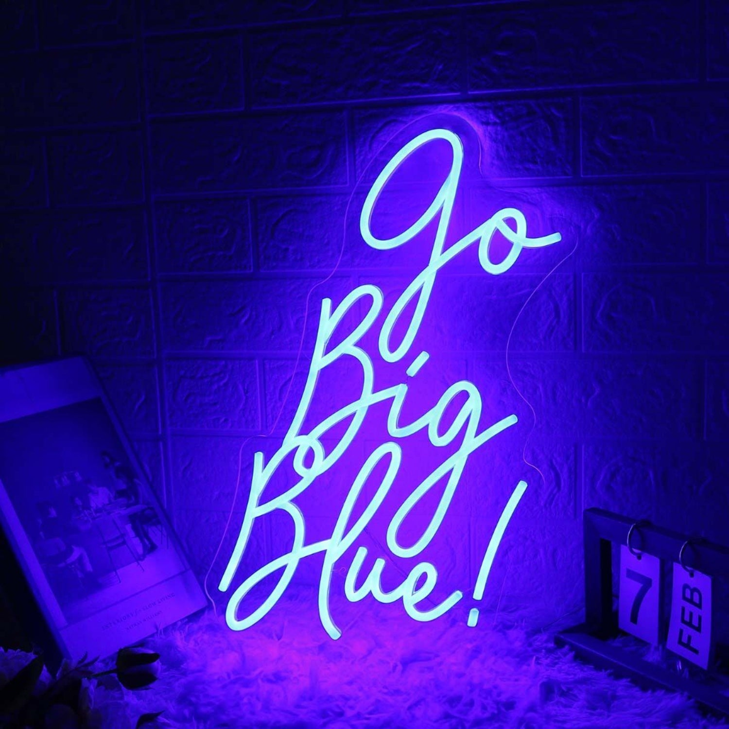 Go Big Blue Custom Led Neon Sign | Shineneon