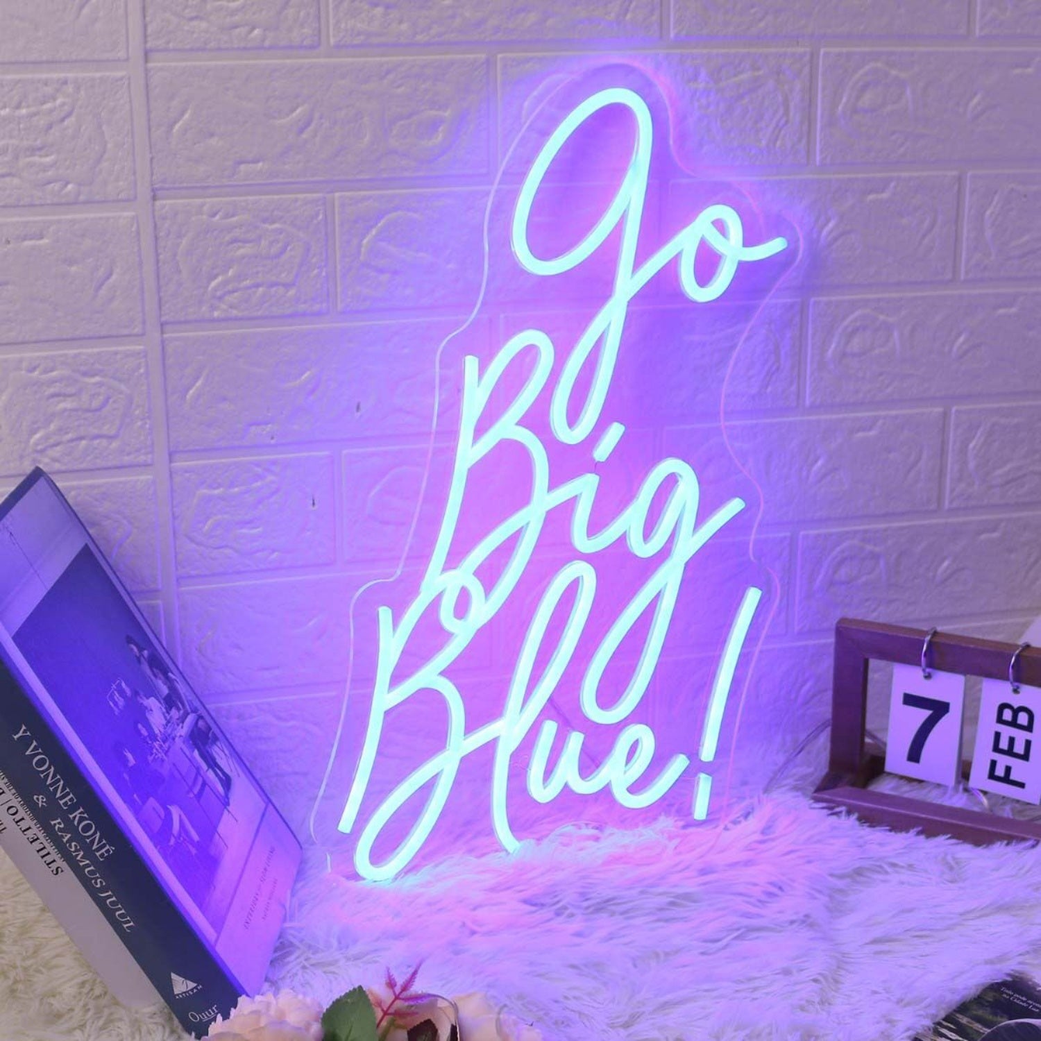 Go Big Blue Custom Led Neon Sign | Shineneon