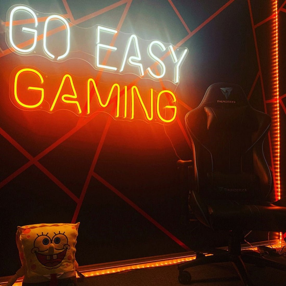 Go Easy Gaming Led Sign Business Neon Sign - Shineneon