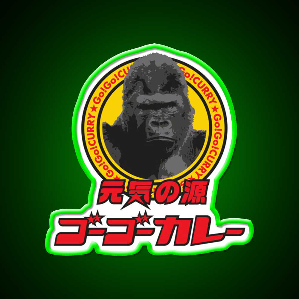 Go Go Curry Logo 02 Fast Food Led Neon Sign For Burger Place Rgb Color