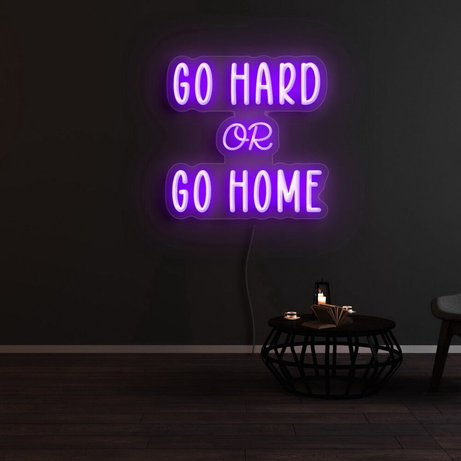 Go Hard Or Go Home Led Neon Sign | Shineneon