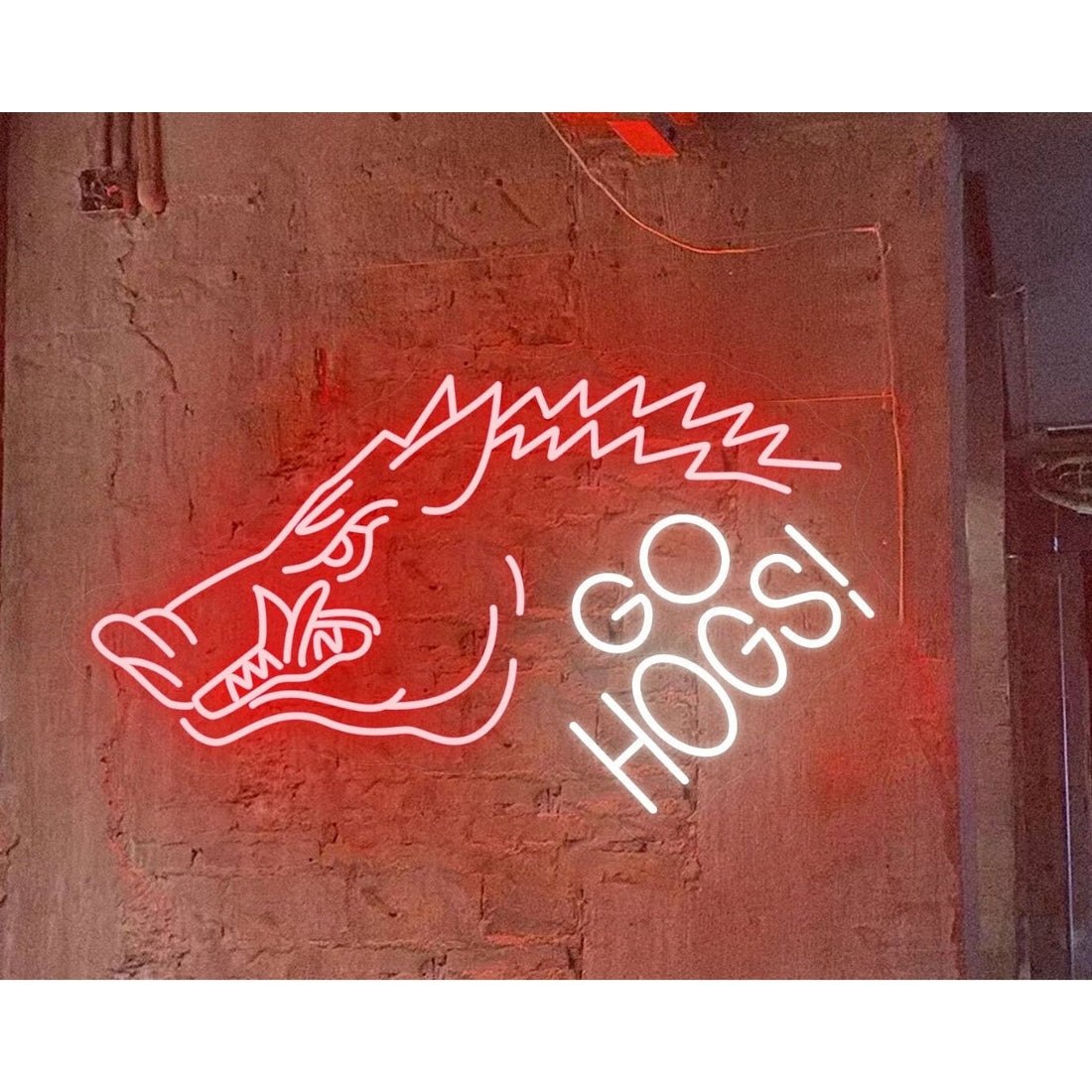 Go Hogs Led Sign Business Neon Sign - Shineneon