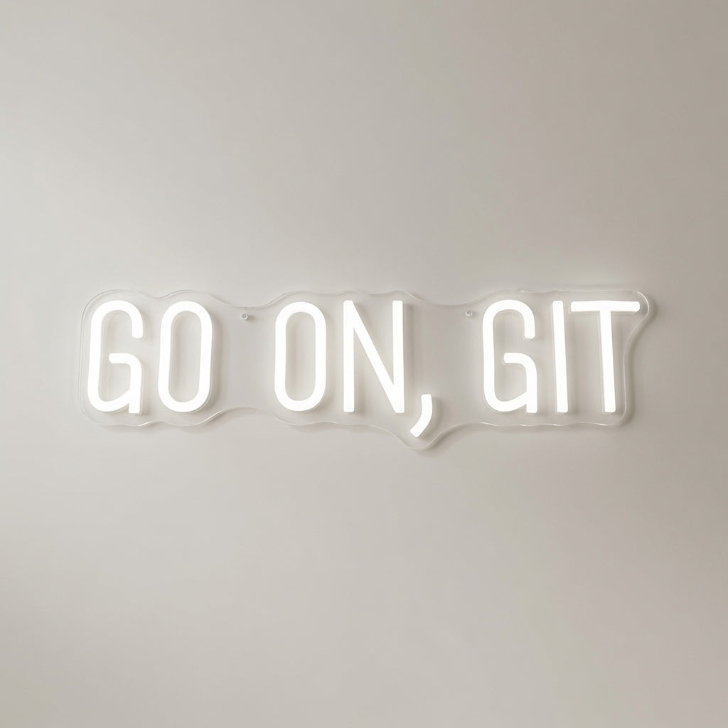 Go On Git LED Neon Sign - 02 High-Converting Product Image