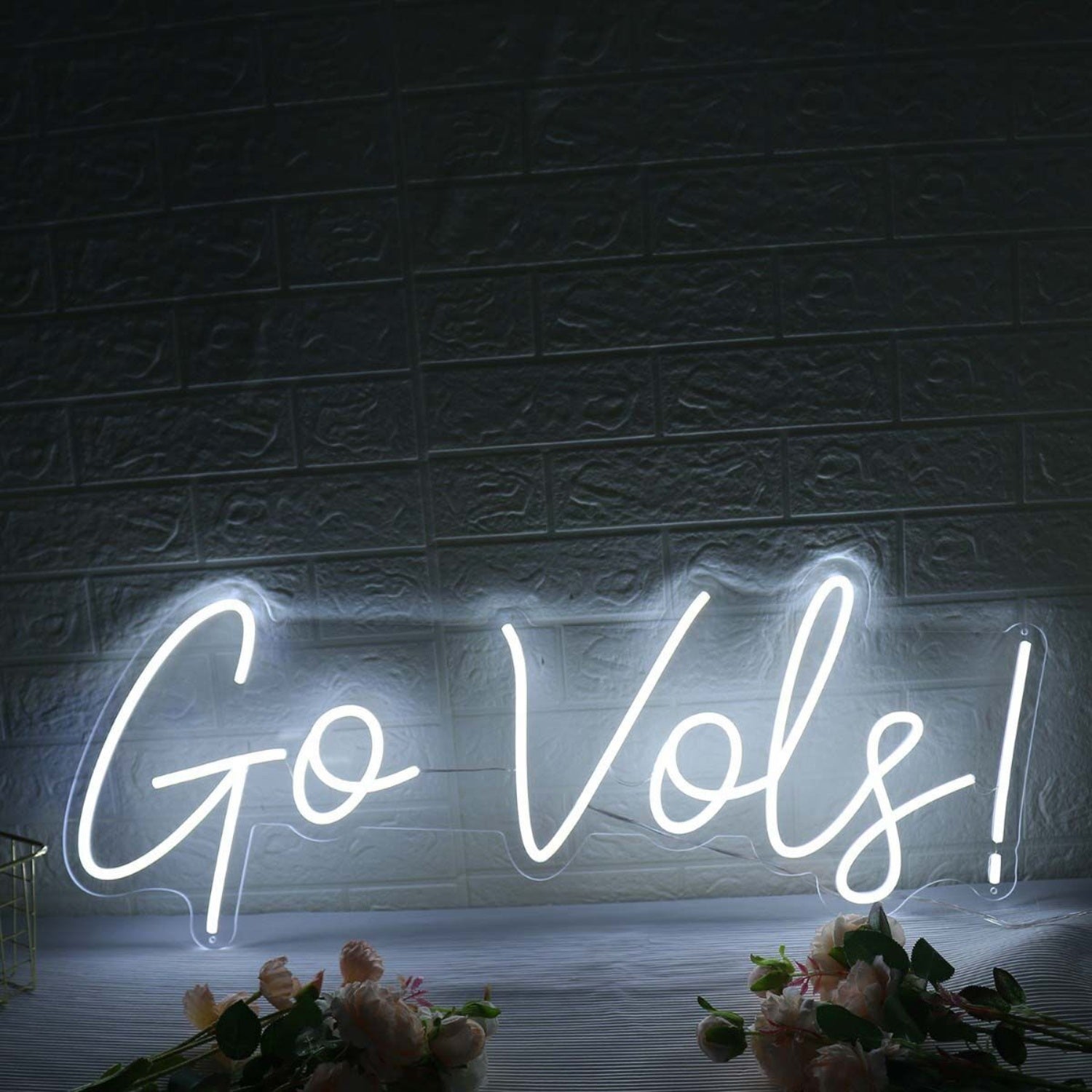 Go Vols White Led Neon Sign - Shineneon