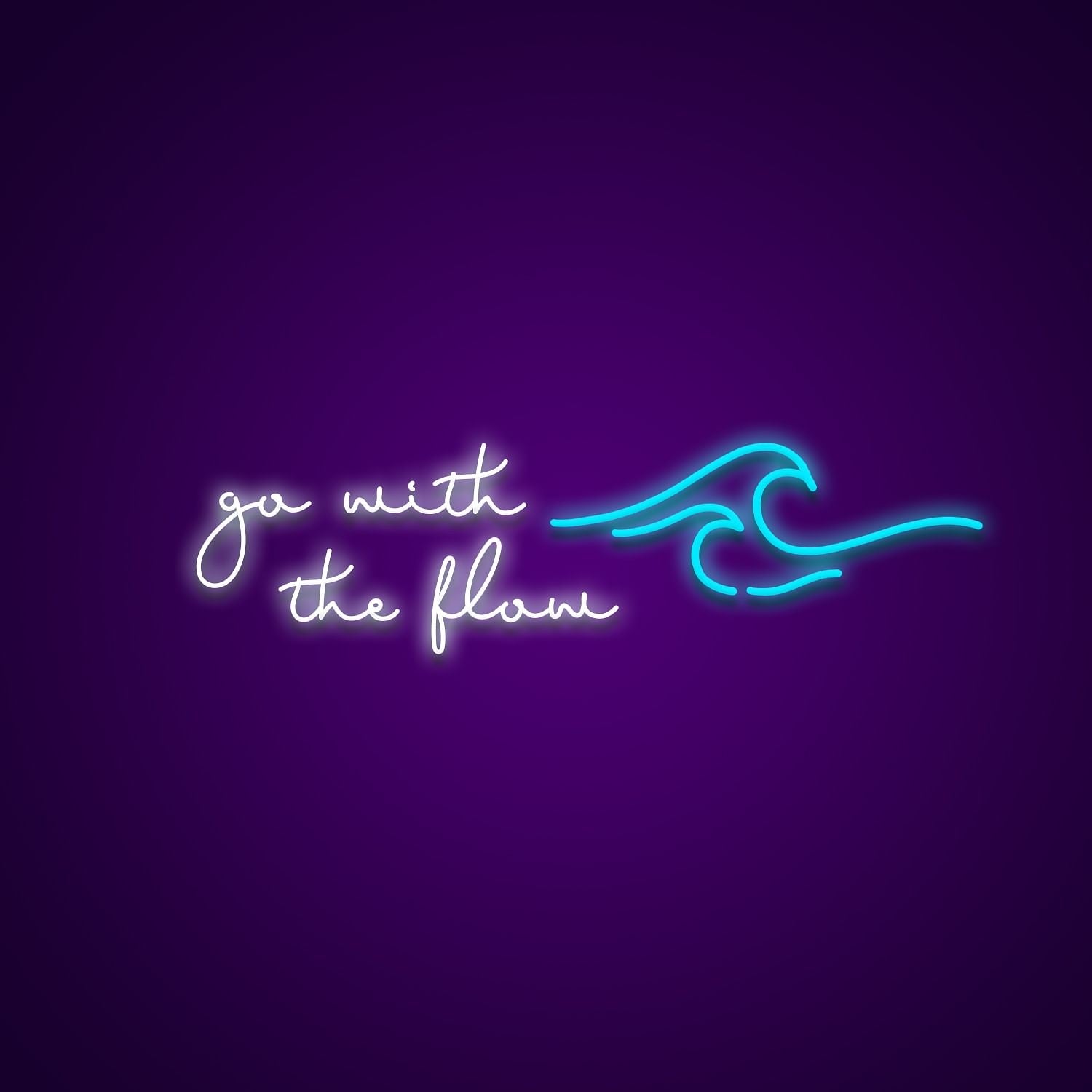 Go With The Flow Neon Light | Shineneon