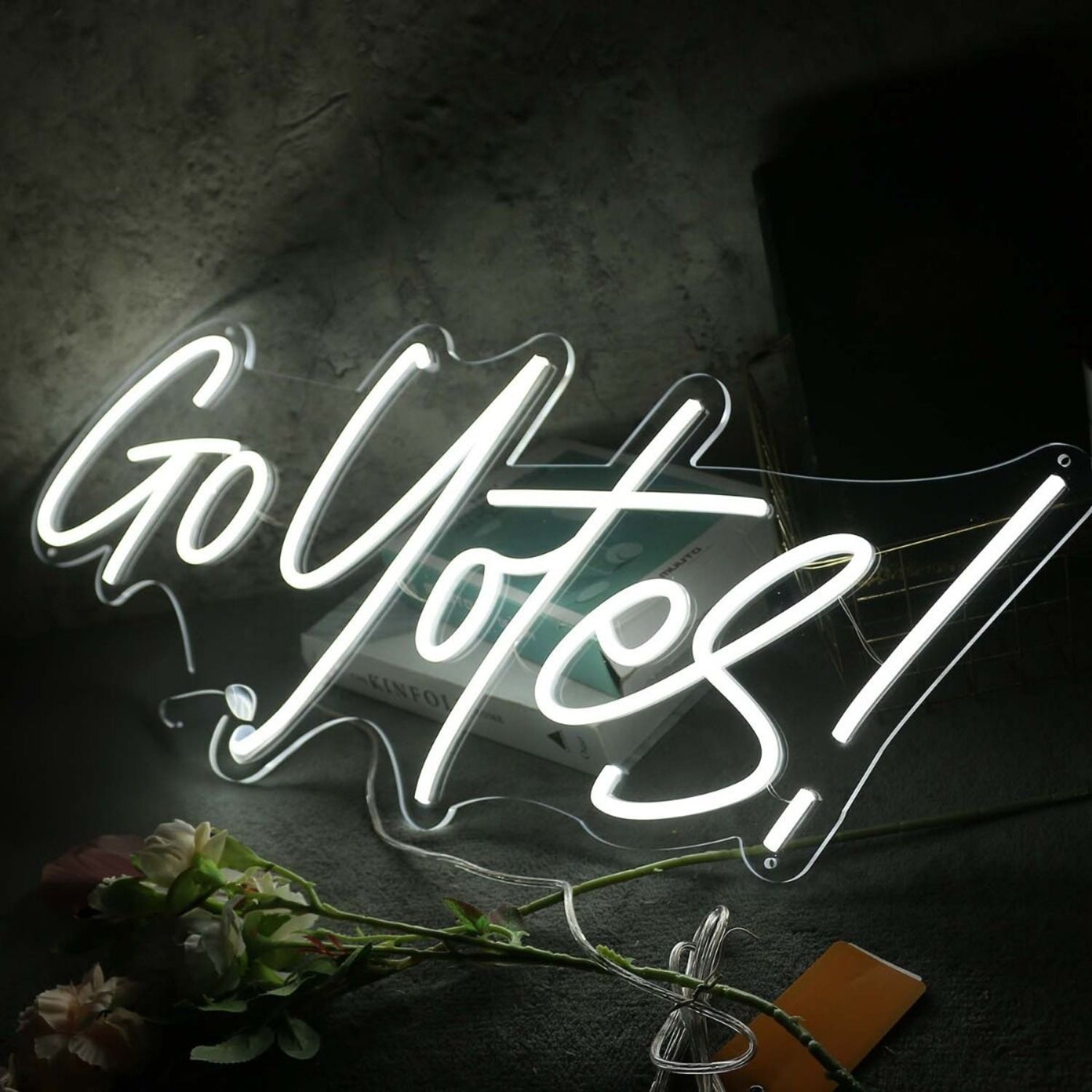 Go Yotes White Led Neon Sign - Shineneon
