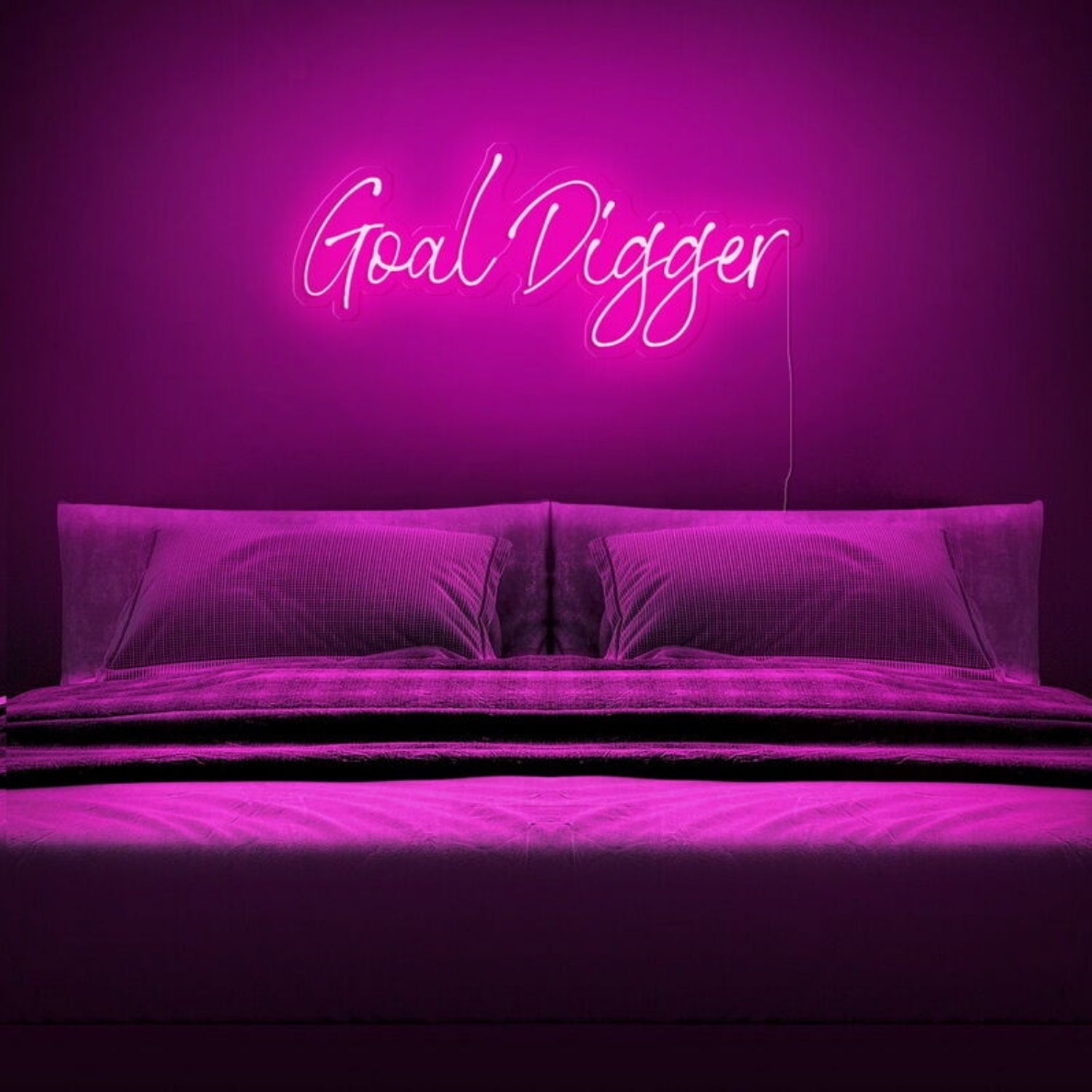 Goal Digger Led Neon Sign Ambitious Spaces | Shineneon
