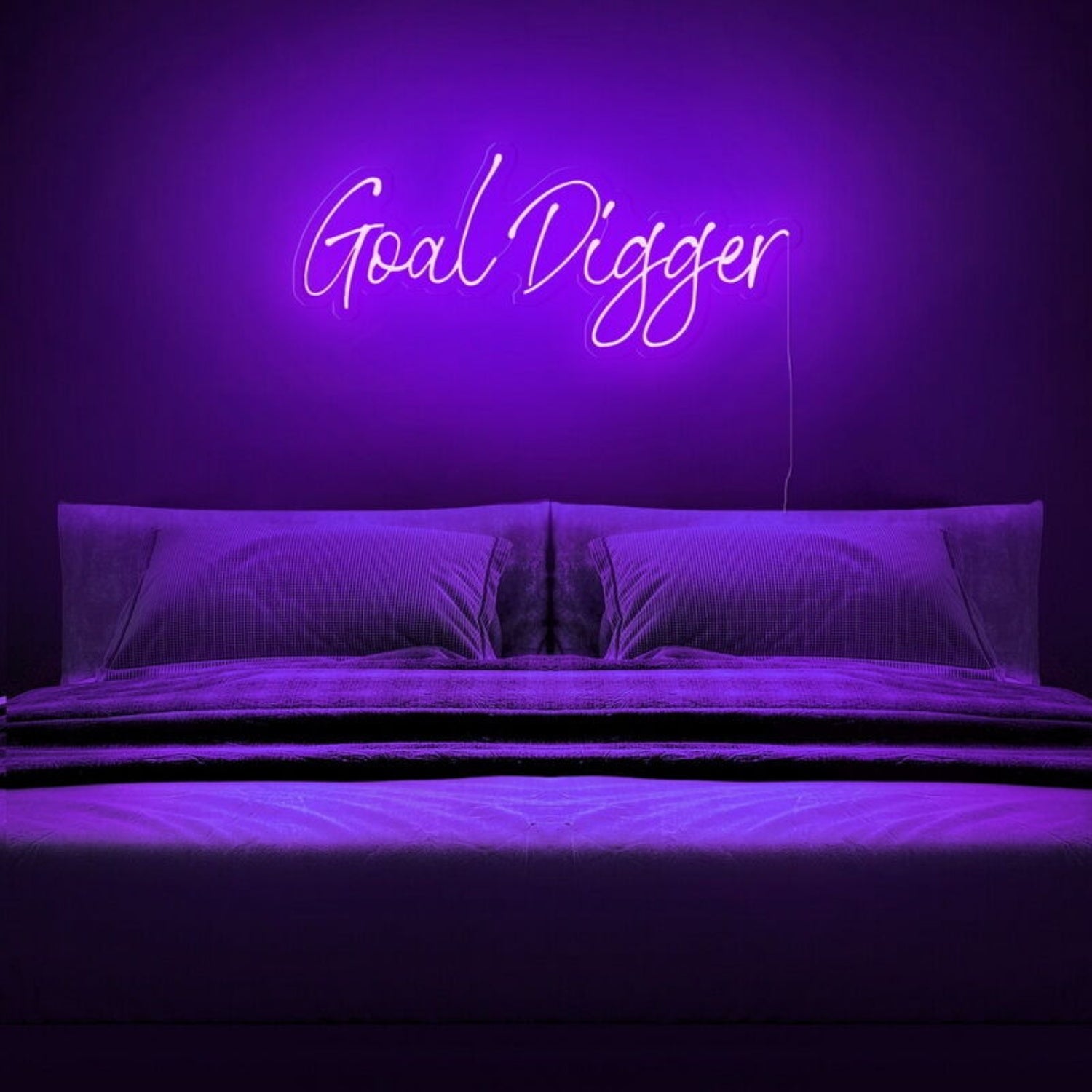 Goal Digger Led Neon Sign Ambitious Spaces | Shineneon