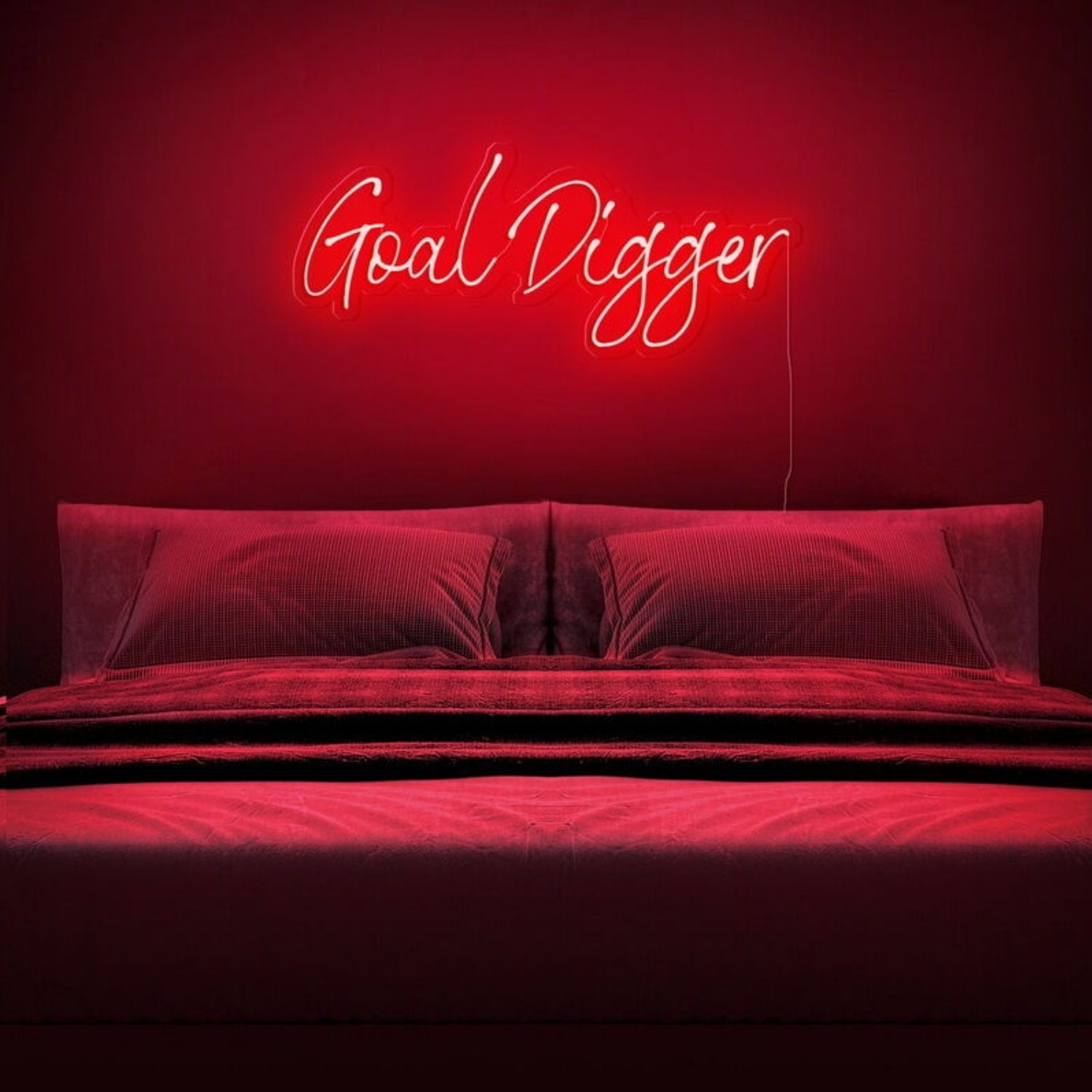 Goal Digger Led Neon Sign Ambitious Spaces | Shineneon